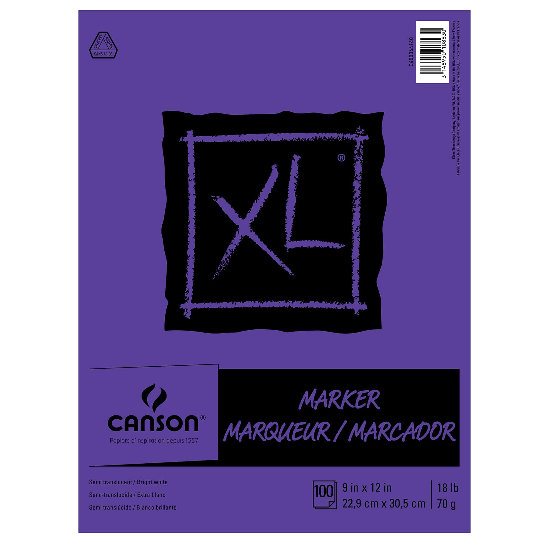 Buy The Canson Xl Marker Paper Pad 9 X 12 At Michaels