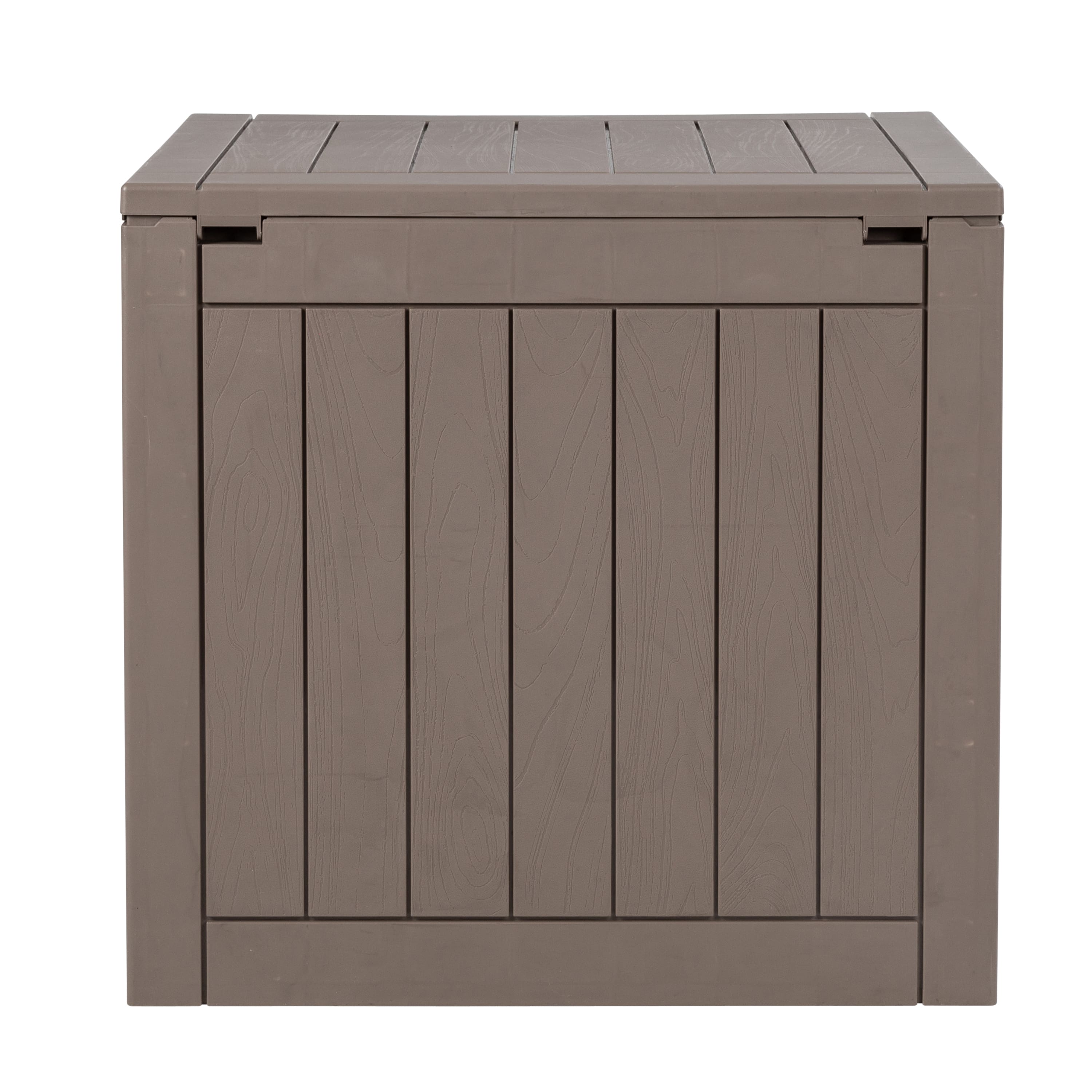 Honey Can Do 30gal. Brown Small Deck Outdoor Storage Box