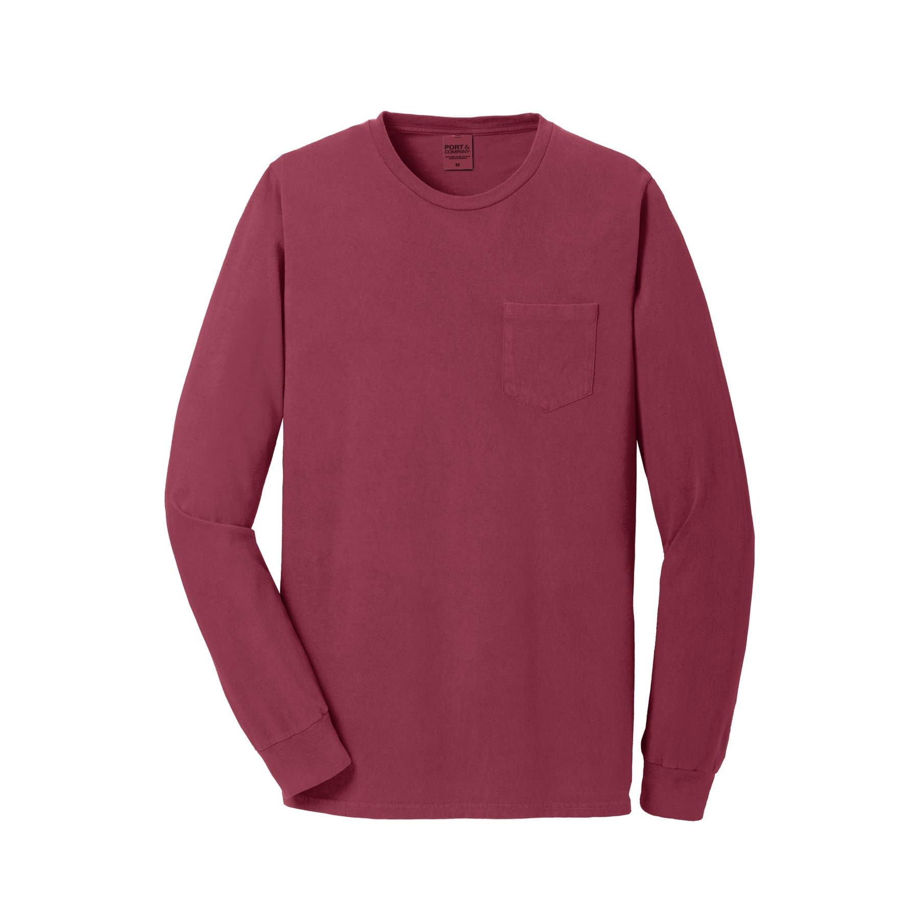 Port &#x26; Company&#xAE; Beach Wash&#xAE; Garment-Dyed Long Sleeve Pocket T-Shirt