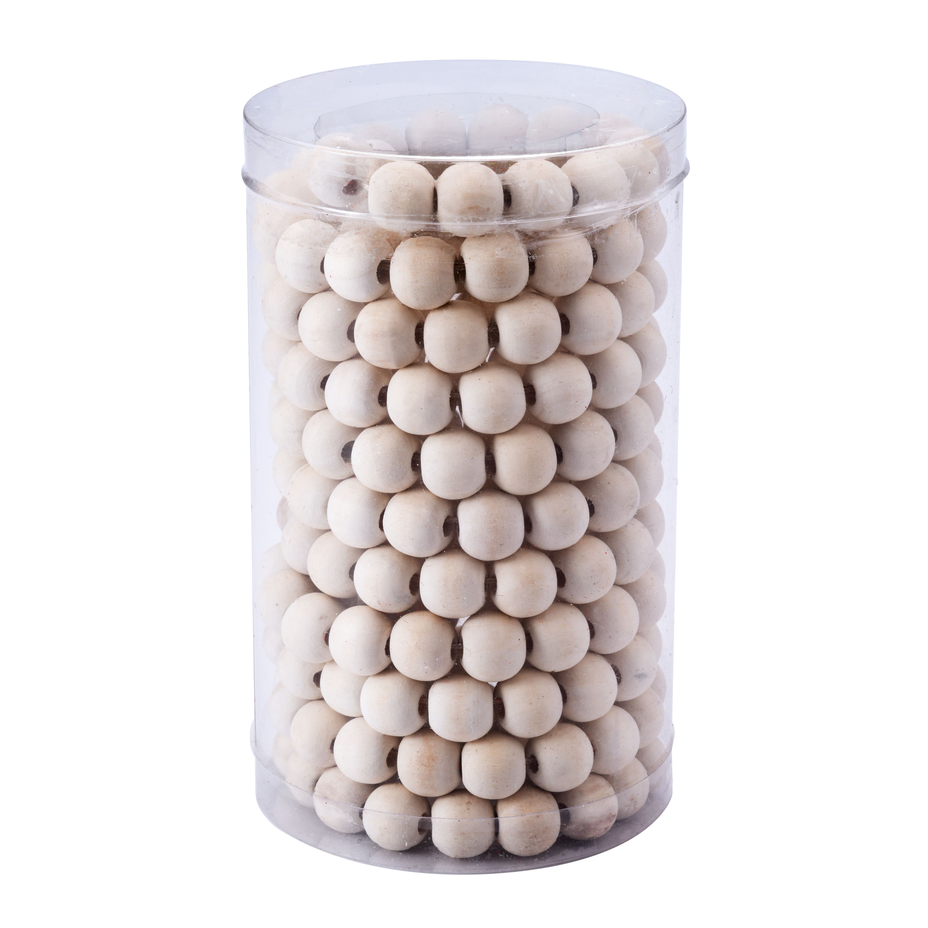 9ft. Natural White Wood Bead Garland by Ashland&#xAE;