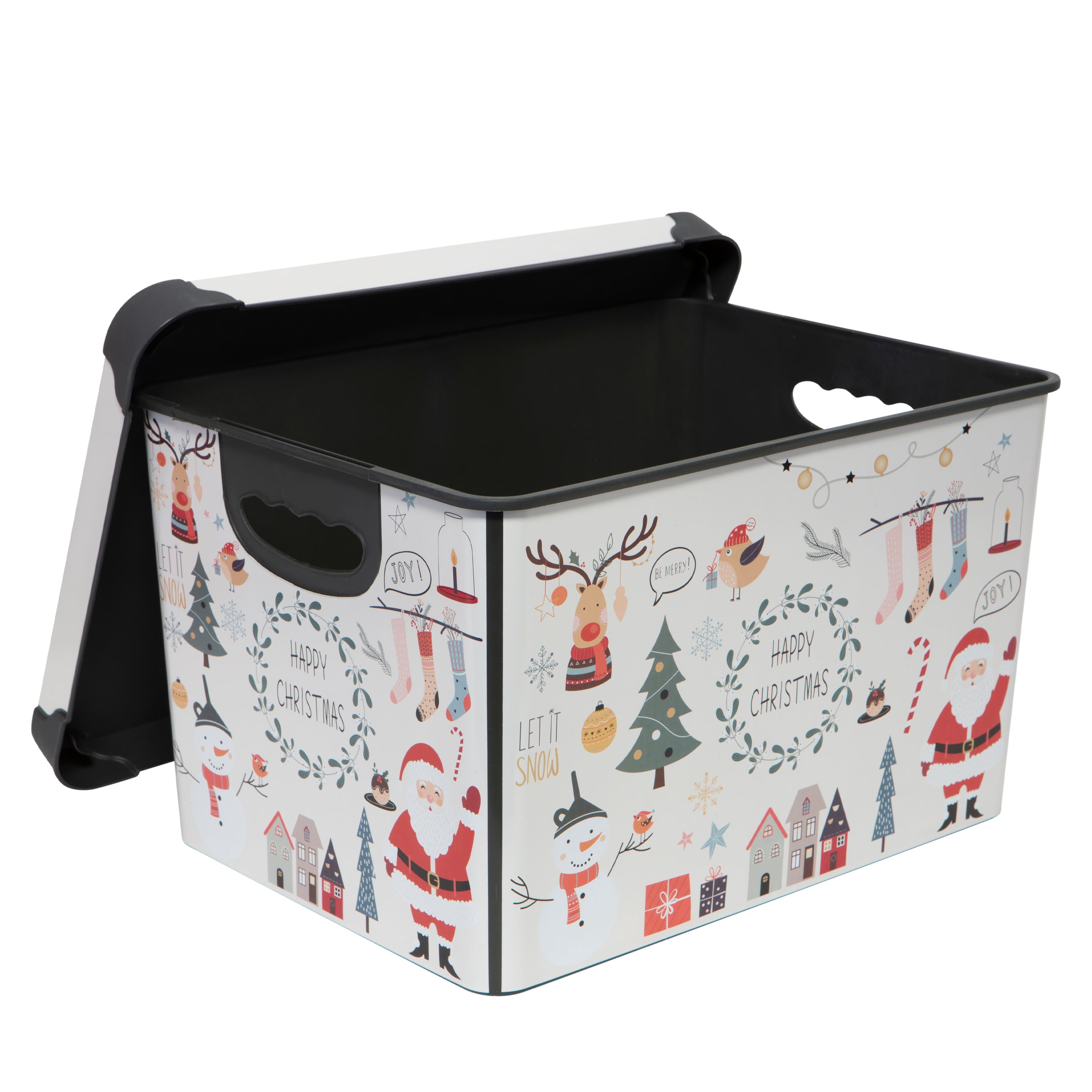 Simplify Happy Christmas Storage Tote Bin