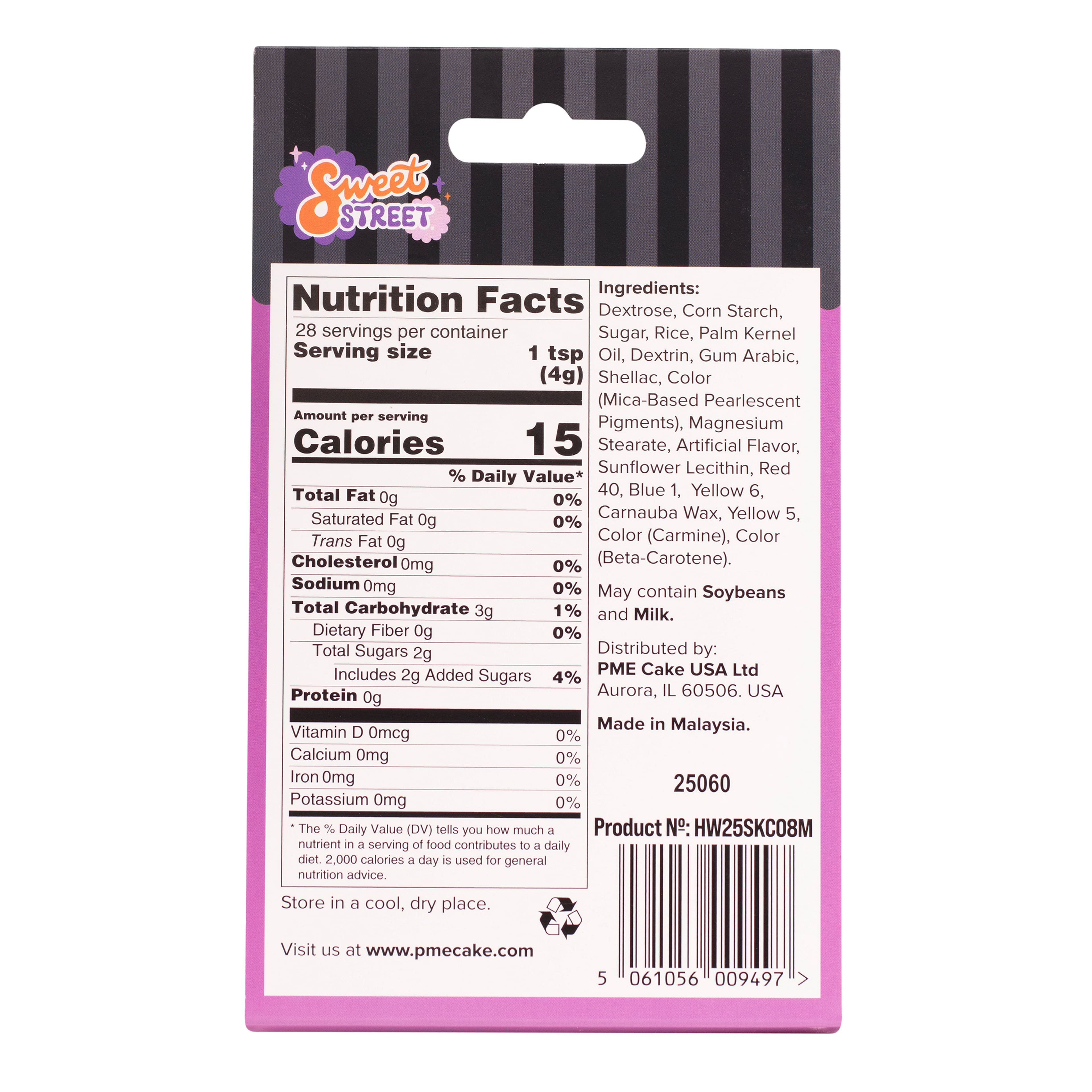 PME Cake Sweet Street® Pink Giggle Ghouls Sprinkle Mix