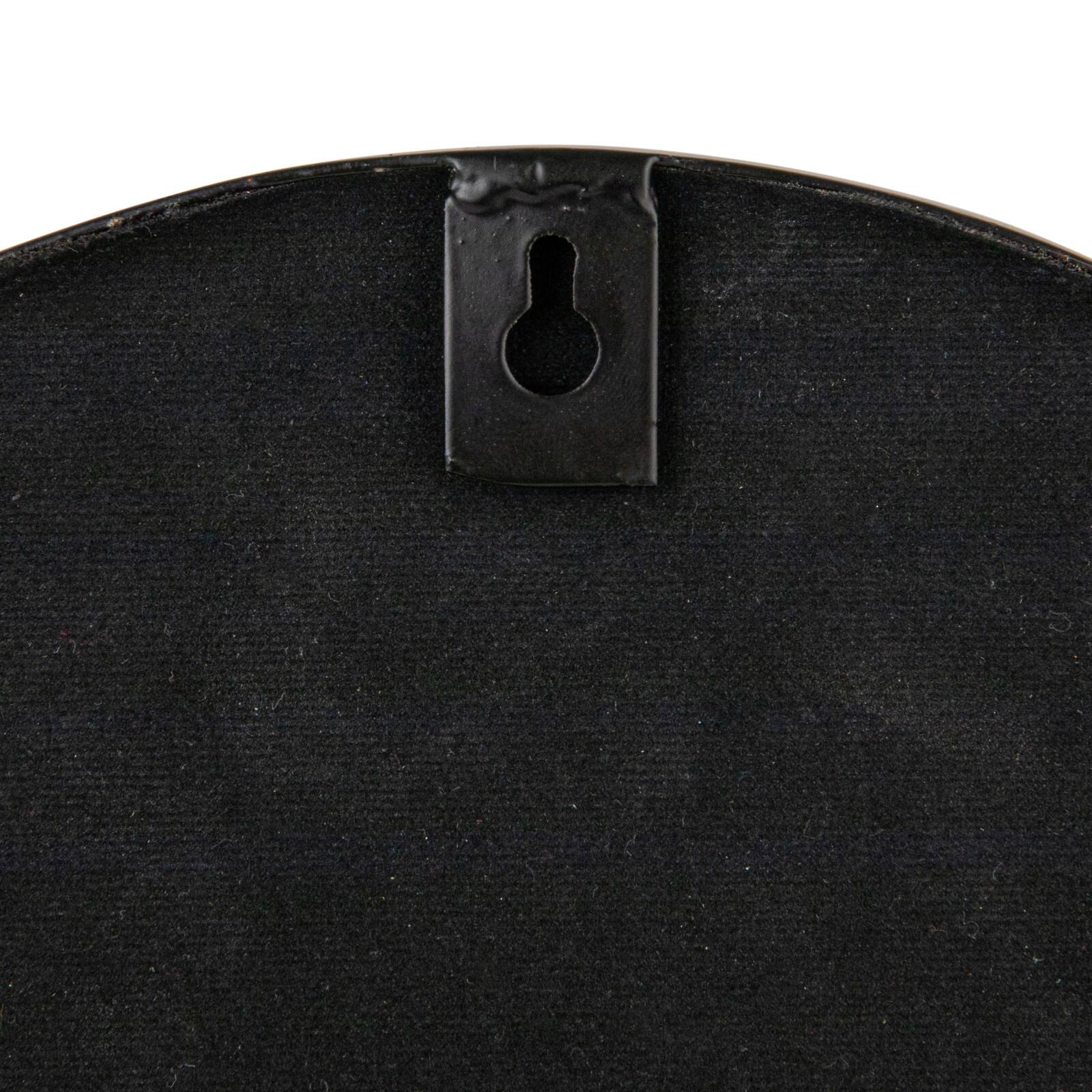 Hello Honey® 11.25" x 14.75" Black Matte Elegance Wall Mirror