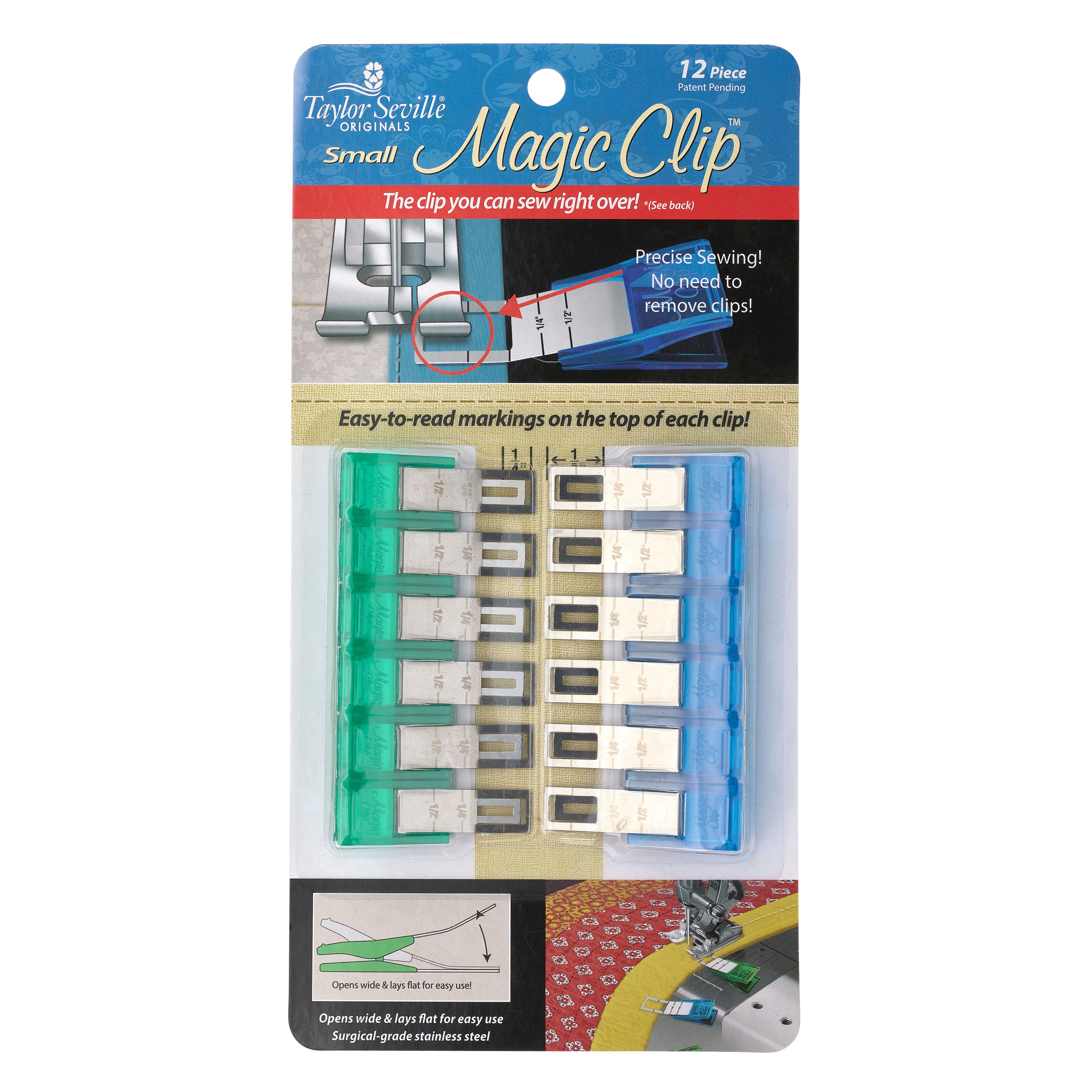 12 Packs: 12 ct. (144 total) Small Magic Clips&#x2122;