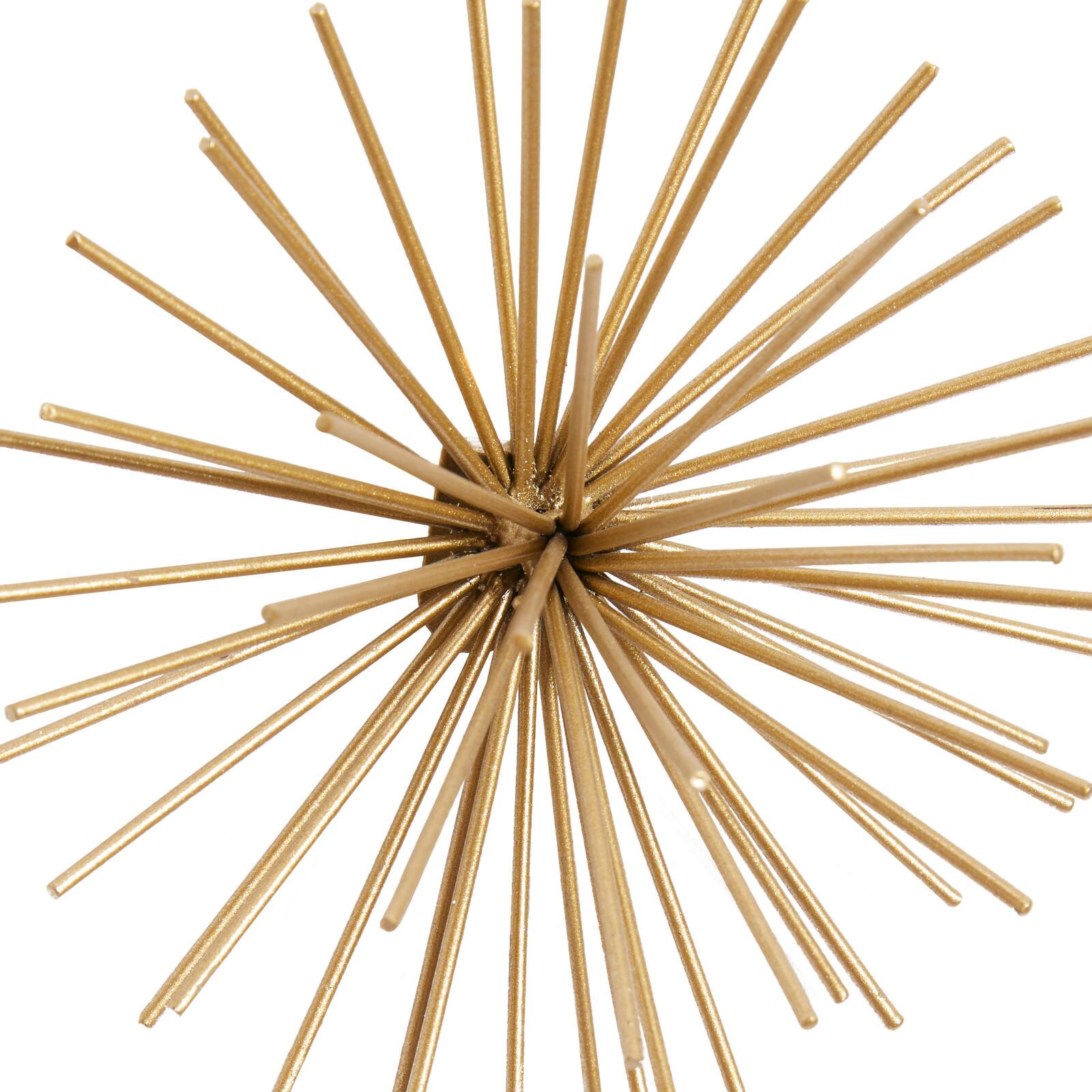 Gold Tin Contemporary Abstract Wall D&#xE9;cor Set
