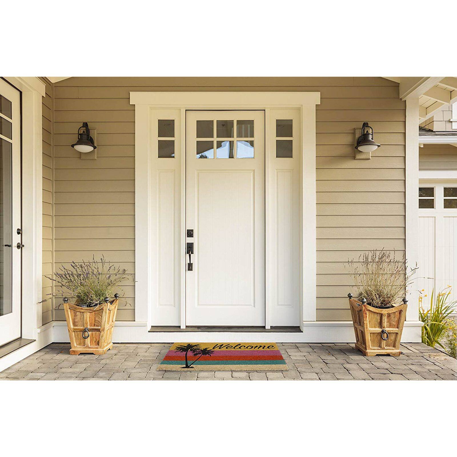 DII&#xAE; Welcome Palm Tree Doormat