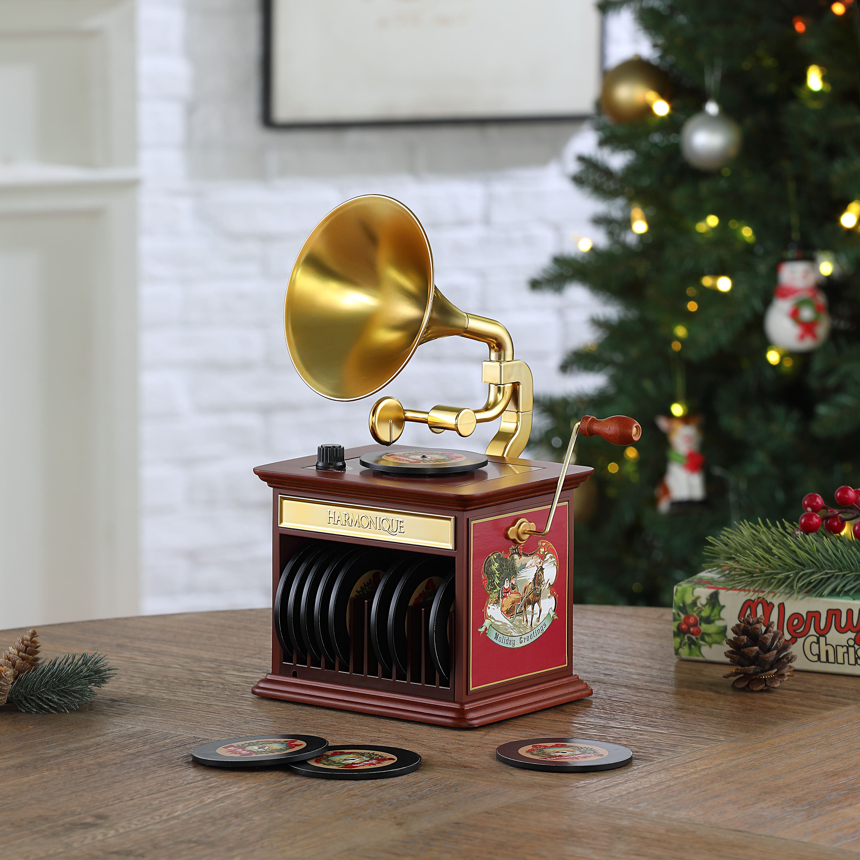 90th Anniversary Collection 12&#x22; Musical Mini Gramophone