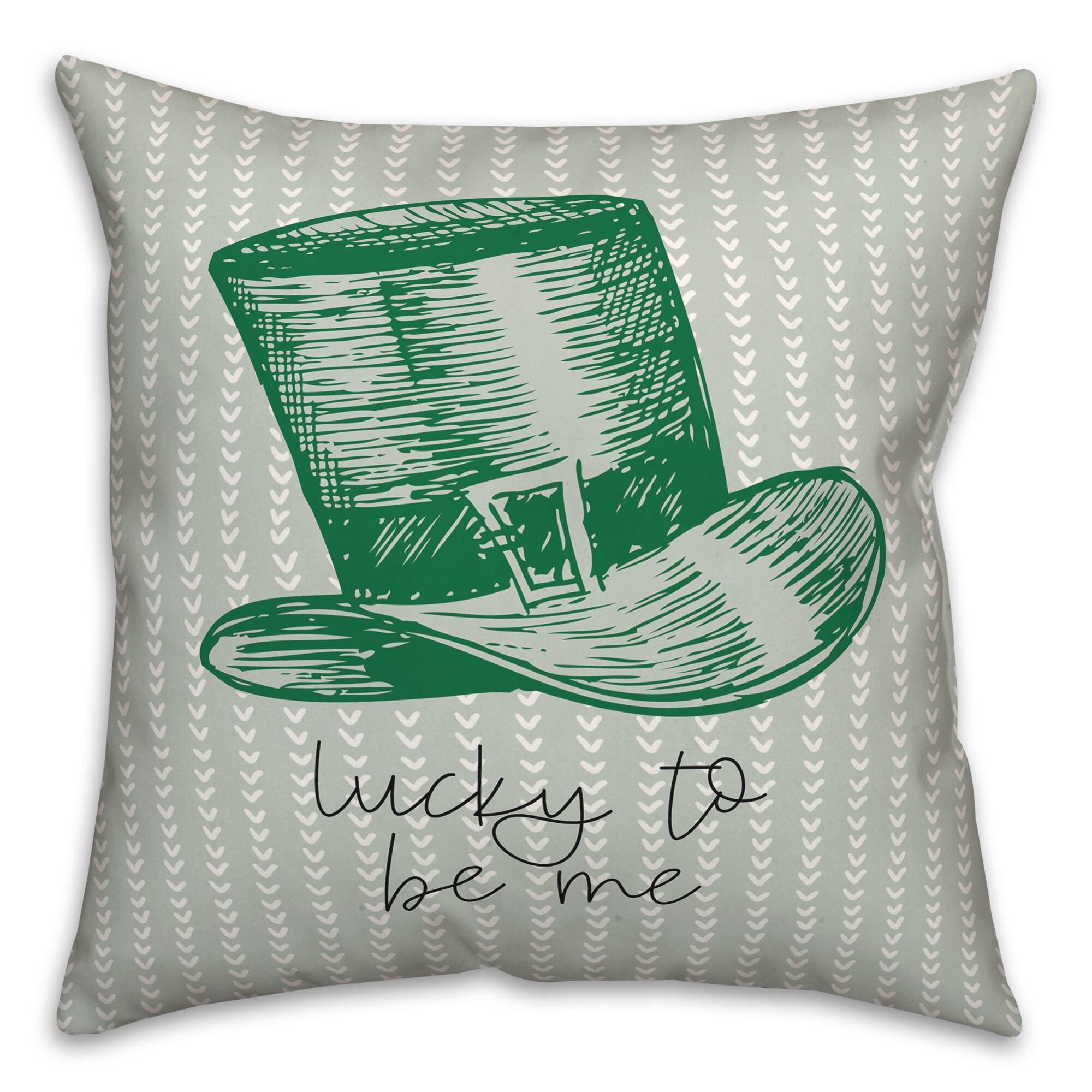 Lucky To Be Me 18" x 18" Throw Pillow