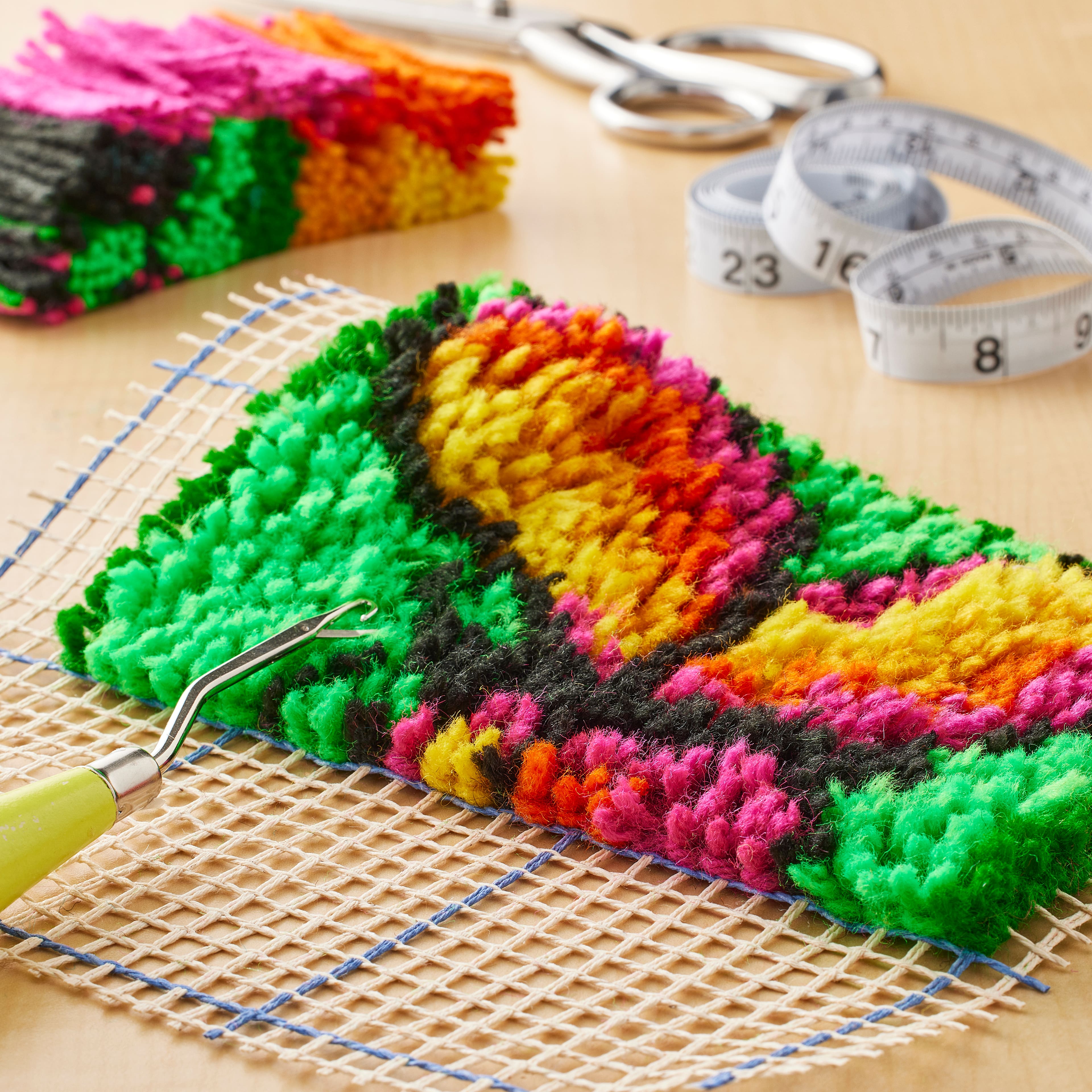 Time to try a new craft? Check out these Cool Latch Hook Kits