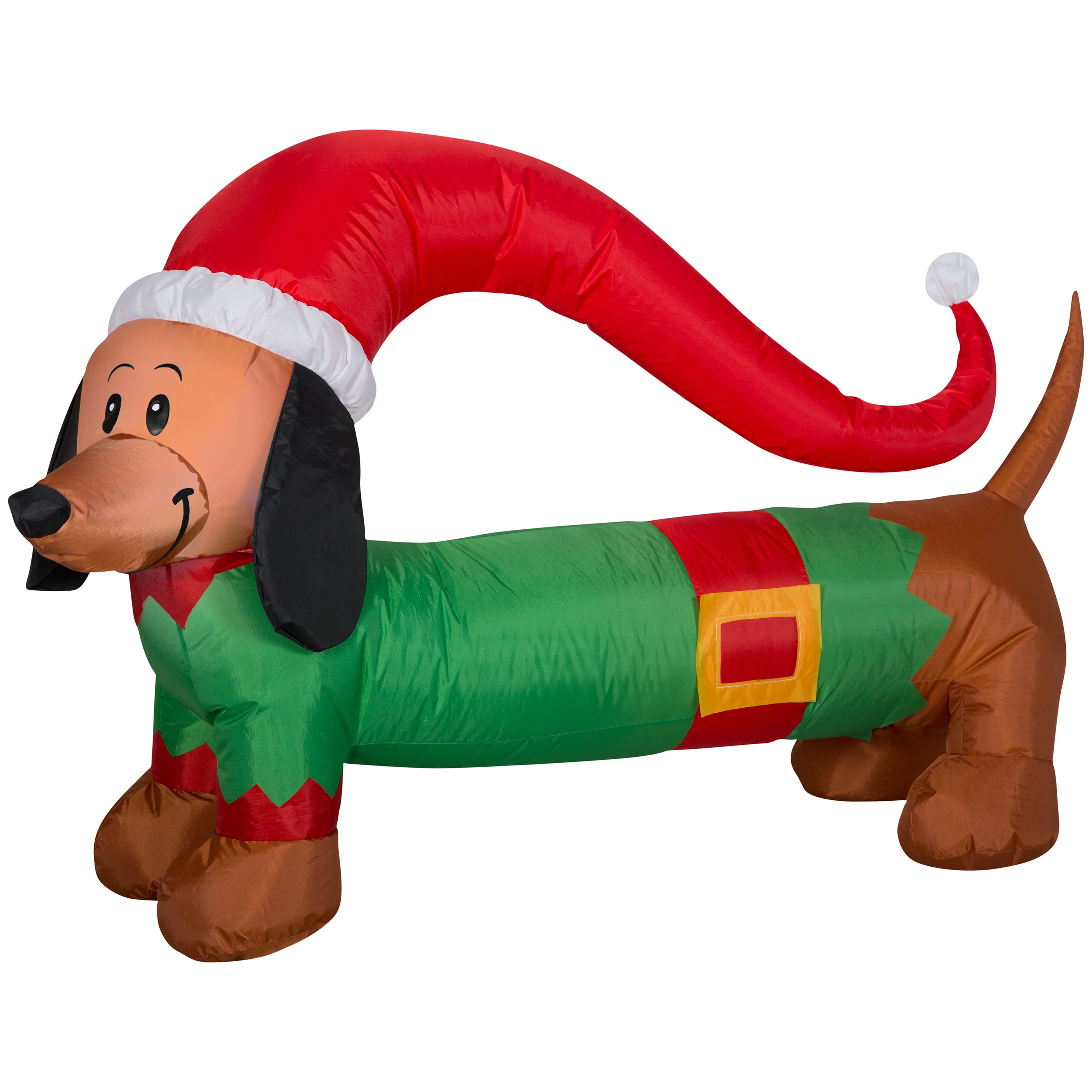 4ft. Airblown® Inflatable Christmas Weiner Dog