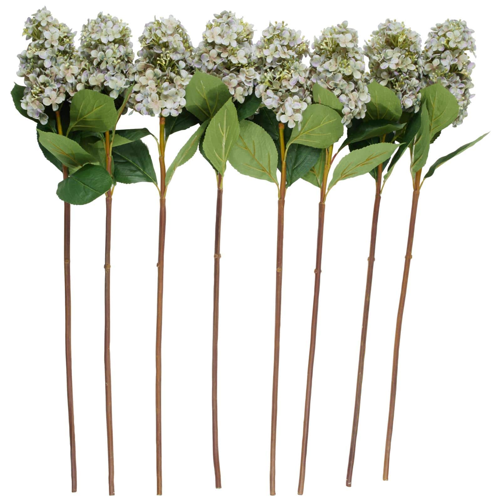 34&#x22; Blue Hydrangea Artificial Flower Stem, 8ct.