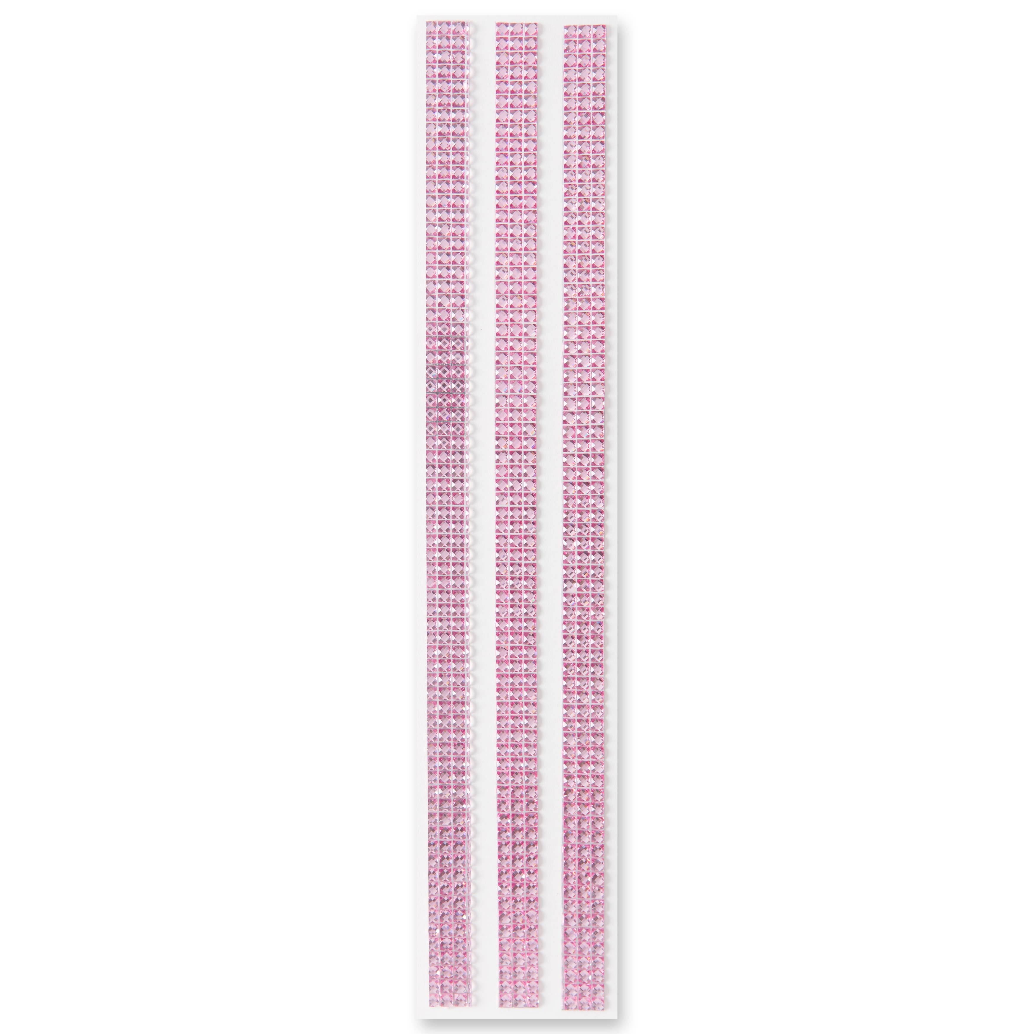 12 Packs: 3 ct. (36 total) Light Pink Border Bling Stickers by Recollections™