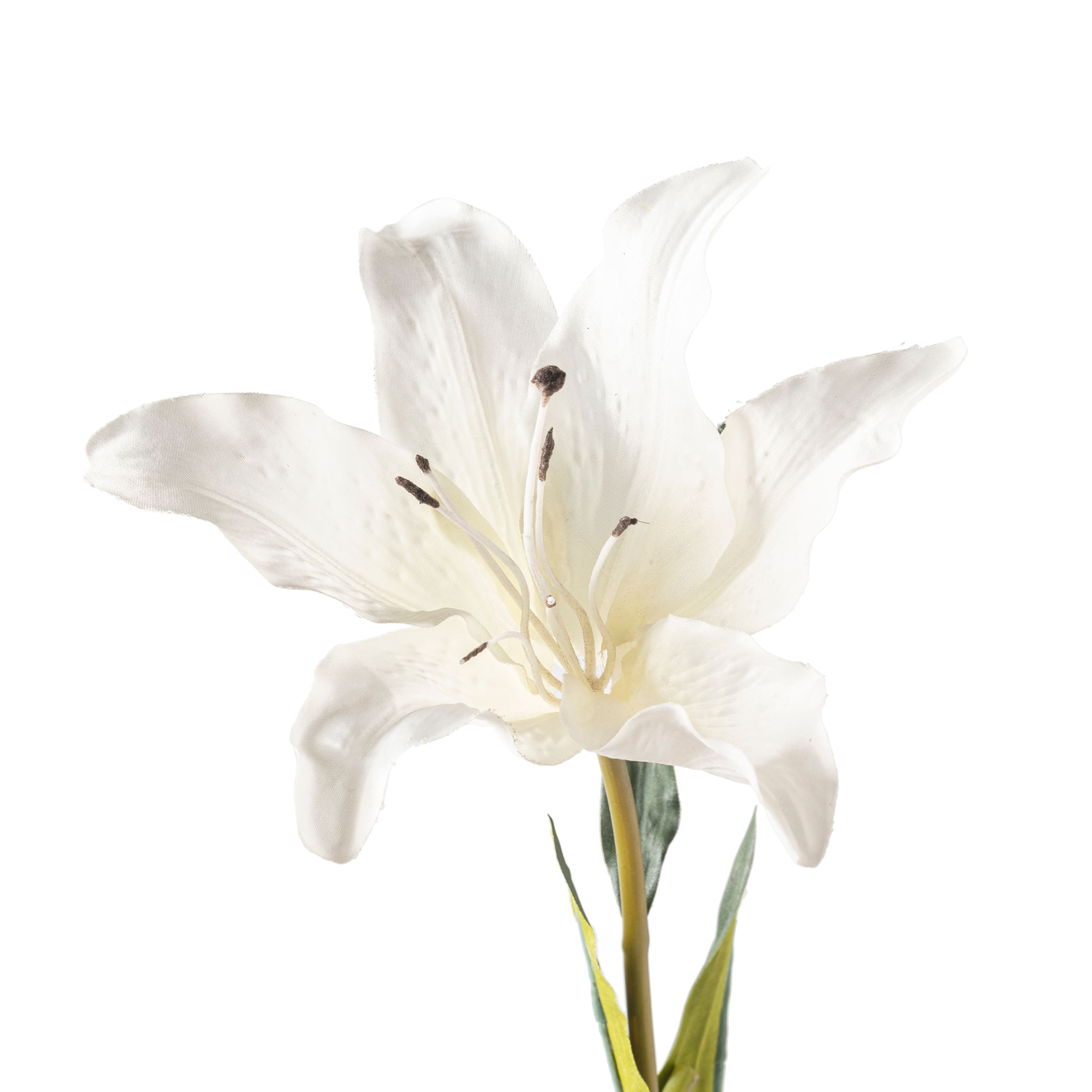 37&#x22; White Lily Stem by Ashland&#xAE;