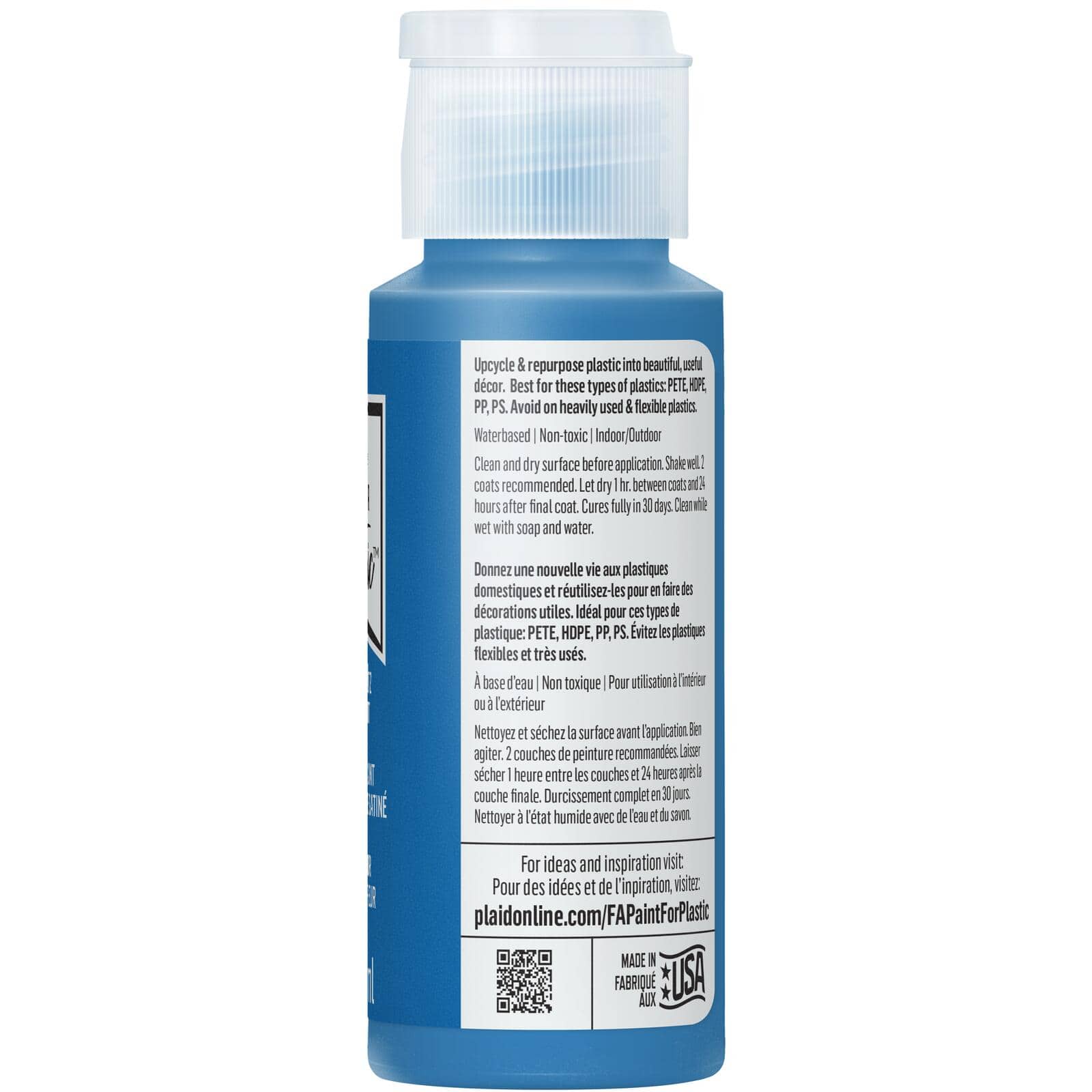 FolkArt &#xAE; Paint For Plastic&#x2122; Satin Acrylic Paint