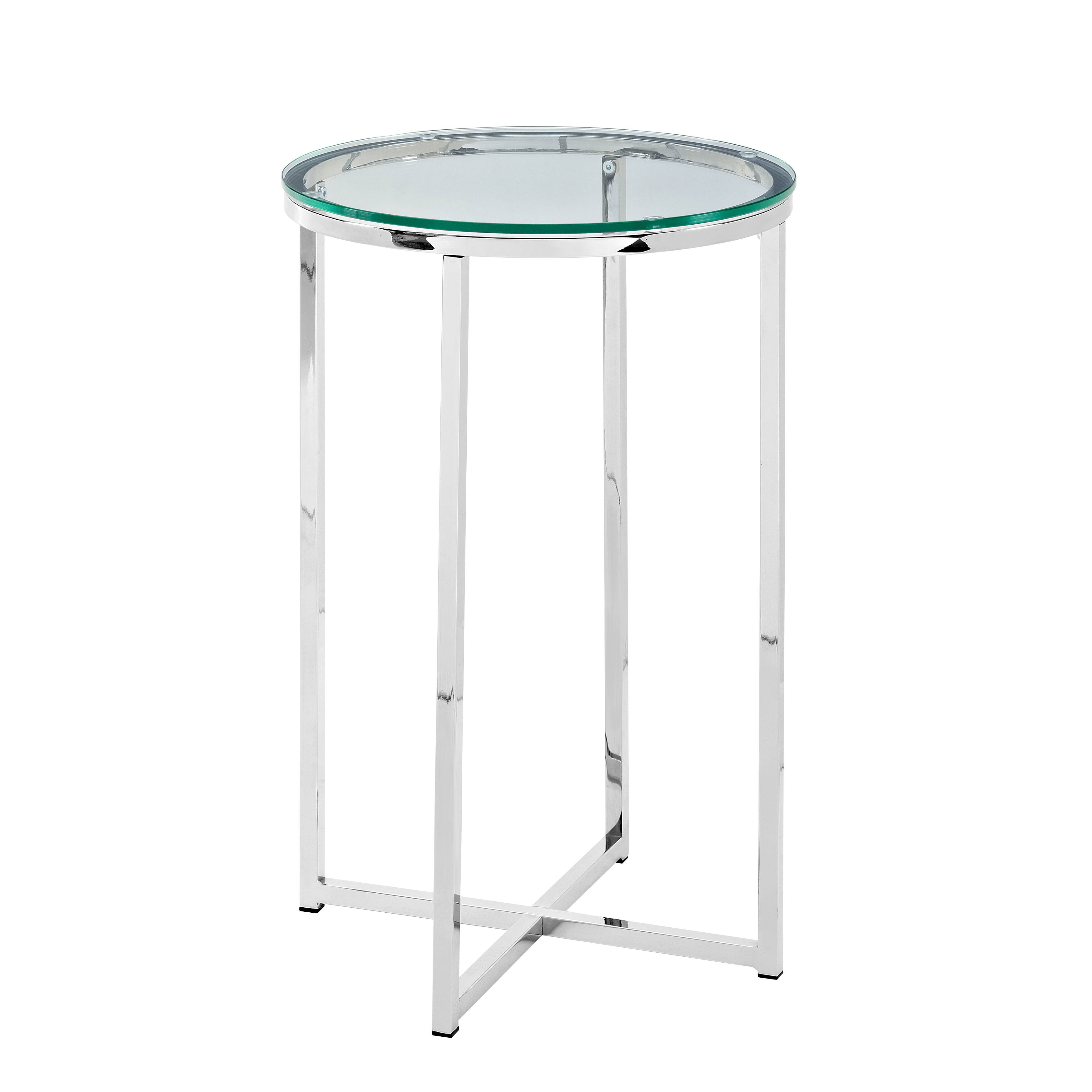 Walker Edison 16&#x22; Glam Round Side Table