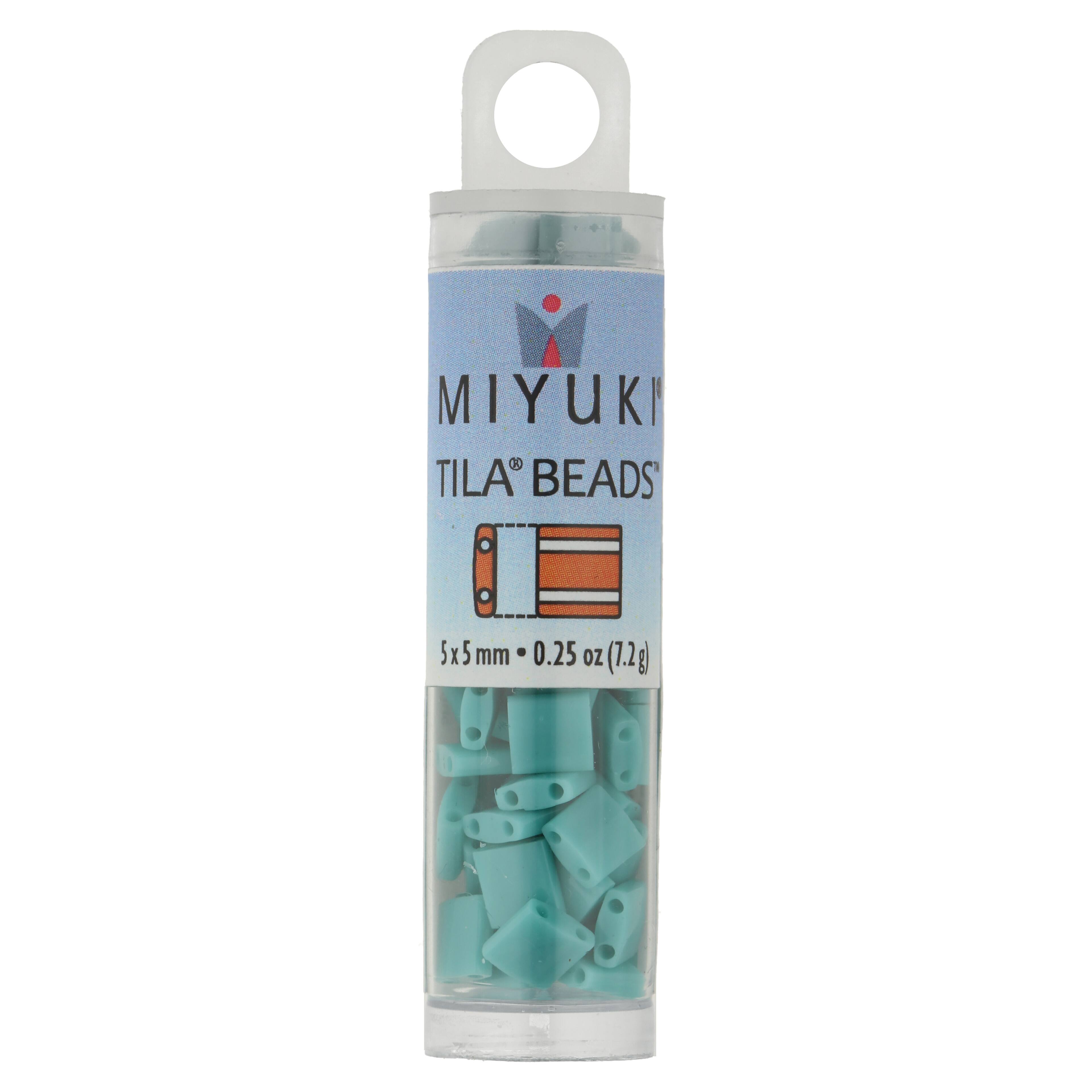 Miyuki&#xAE; Tila&#xAE; 5mm 2-Hole Square Glass Seed Beads