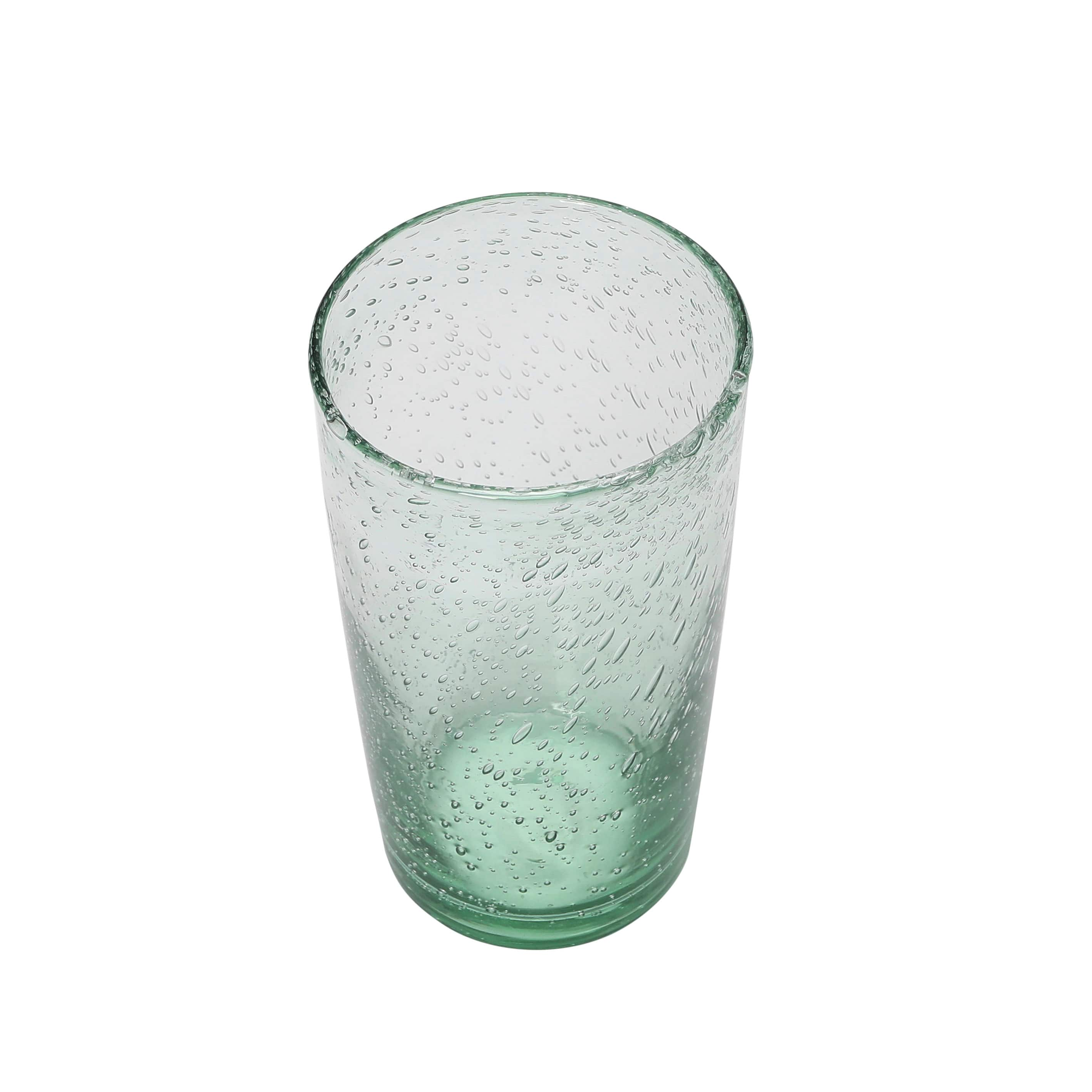 Storied Home 20 oz. Clear Tinted Bubble Drinking Glass DF6626SET - The Home  Depot