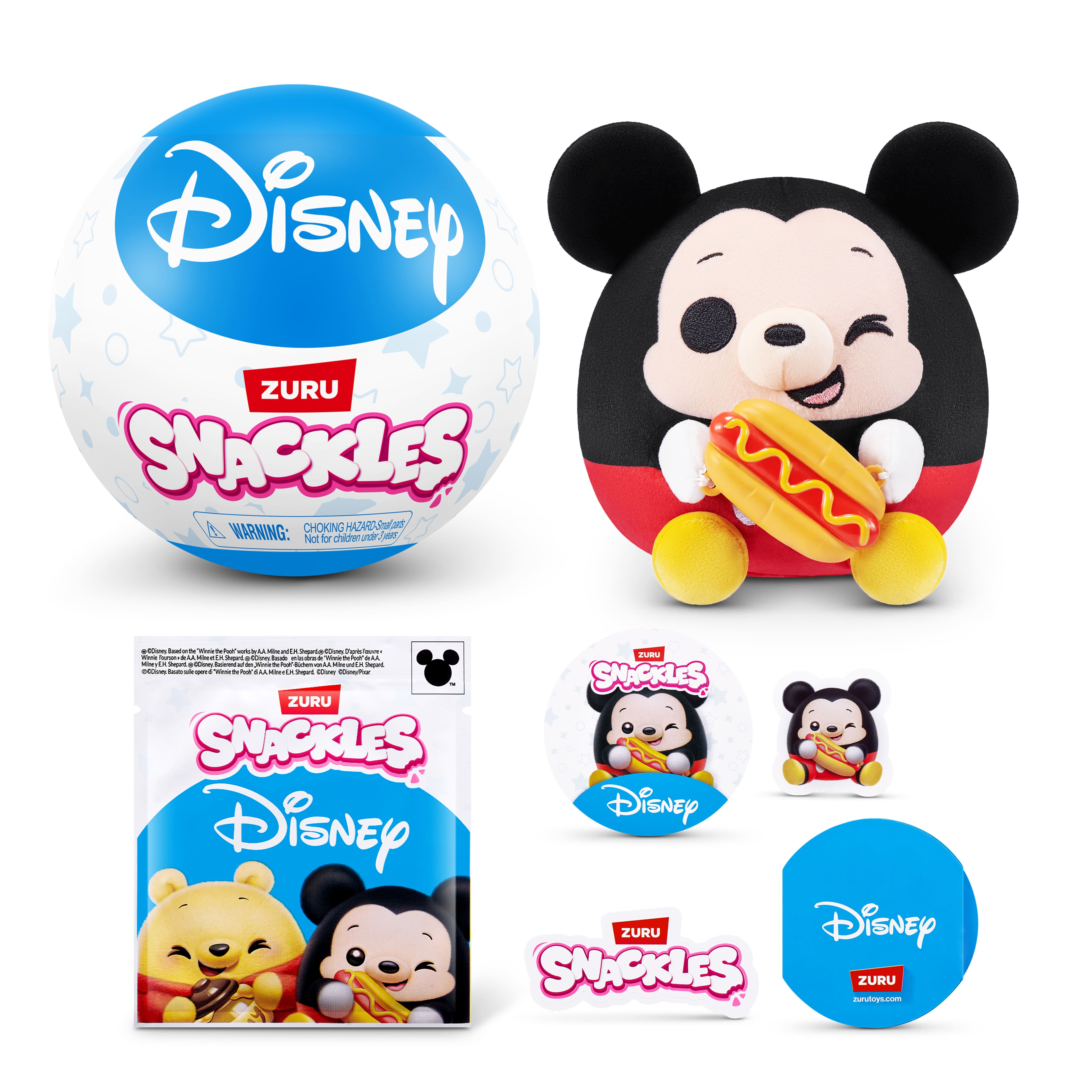 Snackles Disney® 5" Plushie Blind Pack