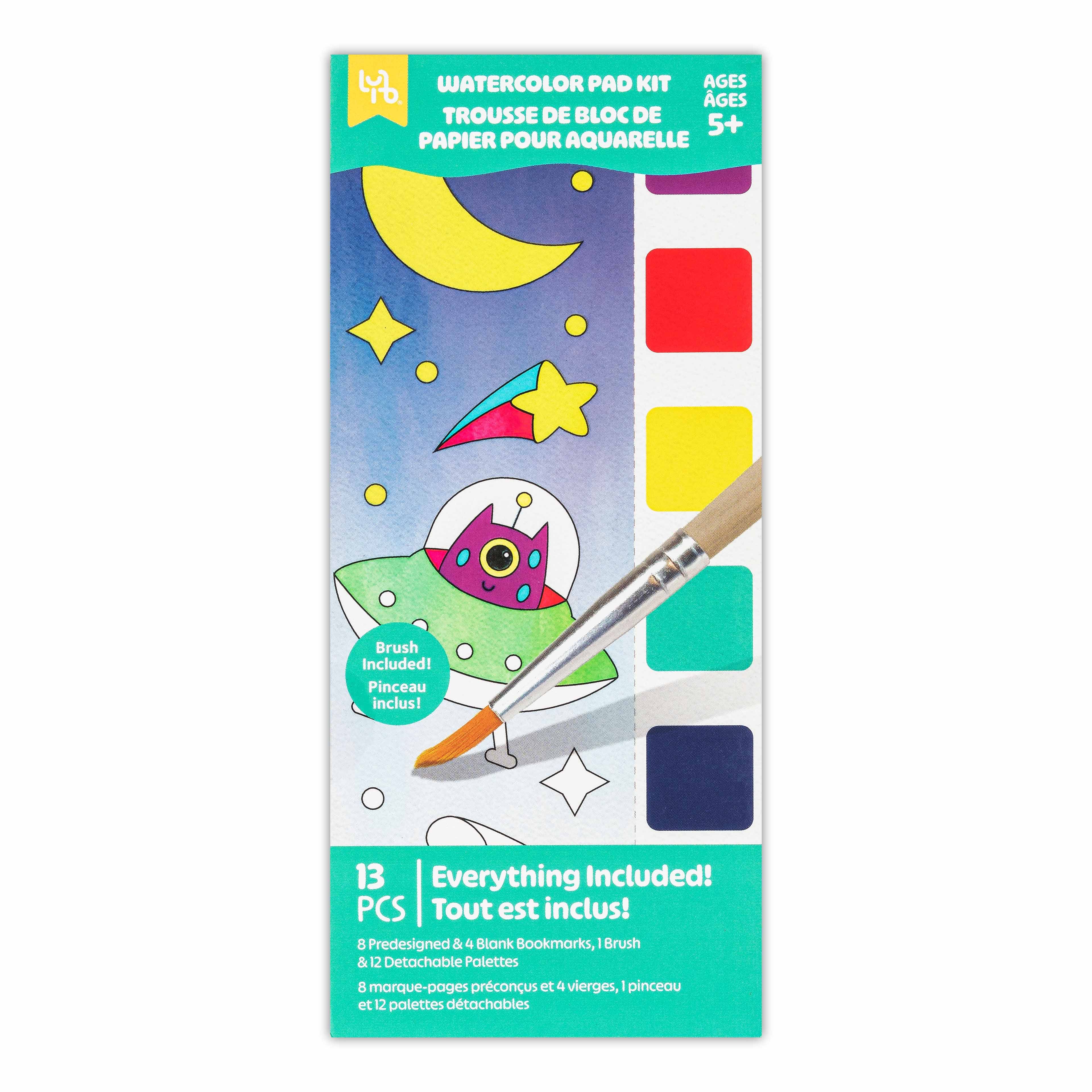 Little Yellow Bicycle&#xAE; Outer Space Watercolor Bookmarks Kit