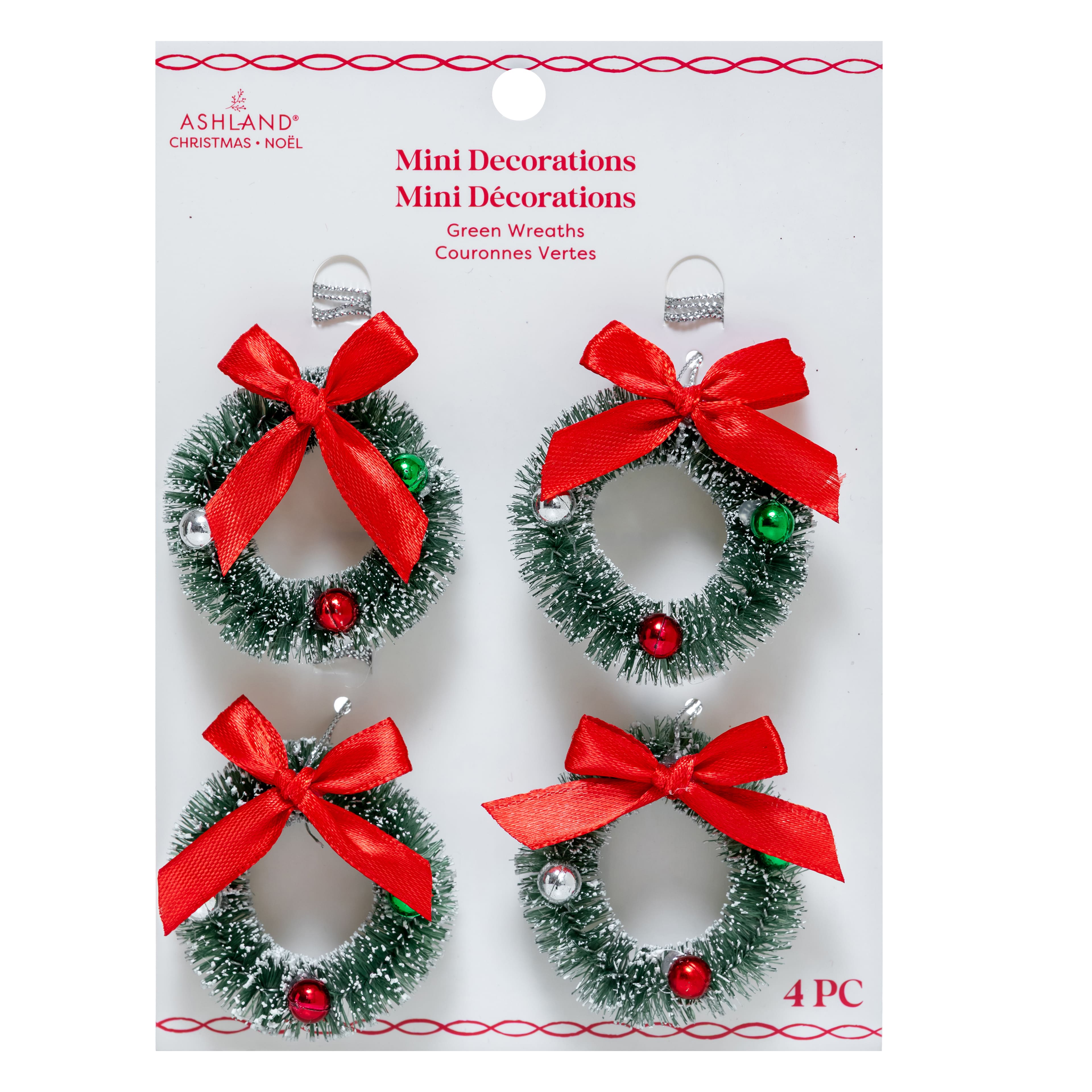 Mini Green Wreaths, 4ct. by Ashland® | Michaels