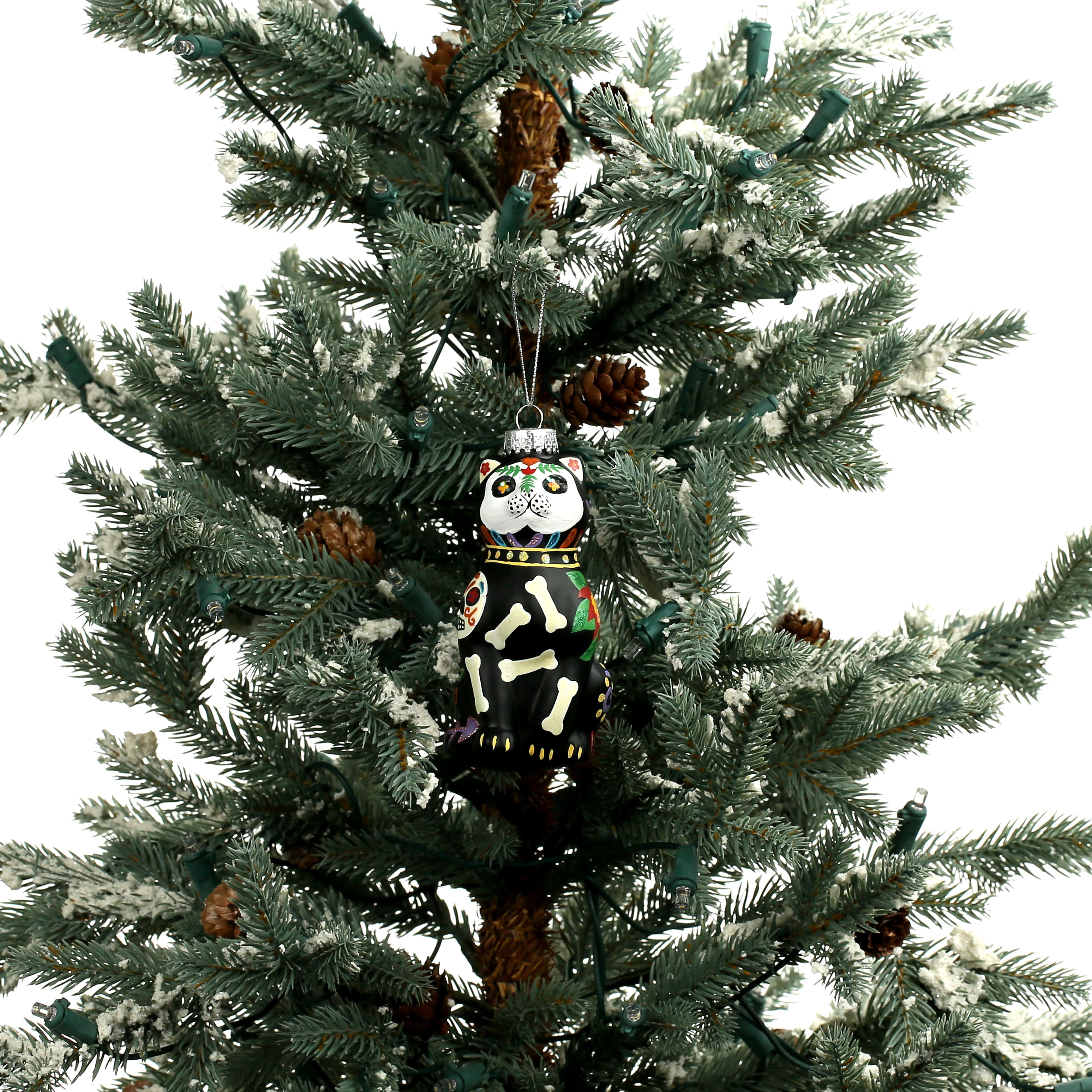 Assorted Day of the Dead Glass Skeleton Animal Ornament, 1pc. by Ashland&#xAE;