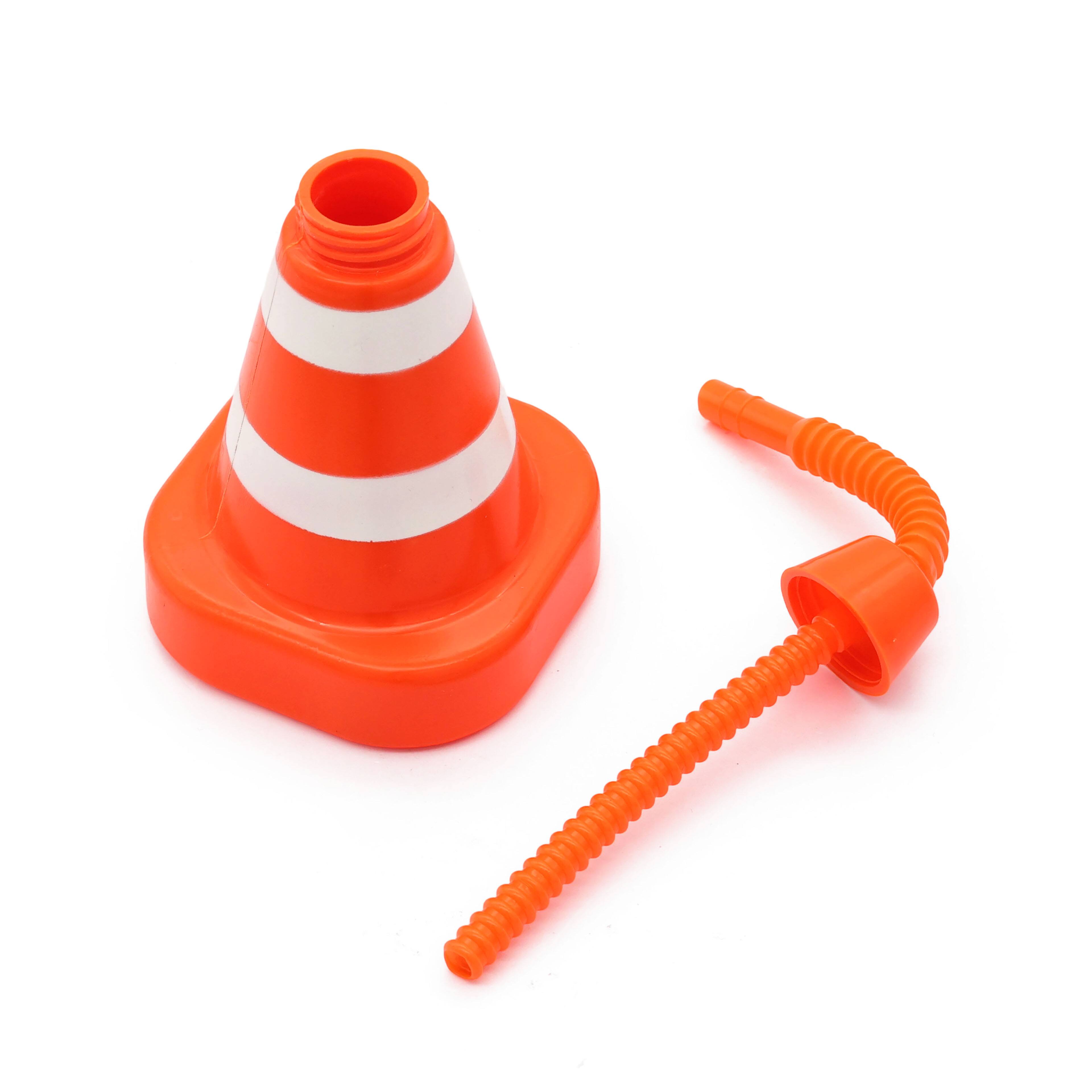 9.5oz. Orange &#x26; White Cone Cup by Celebrate It&#x2122;