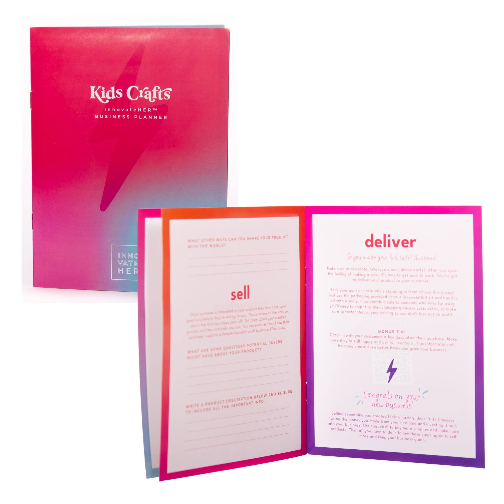 Kids Crafts Make & Sell Cupcake Topper Business Craft Kit