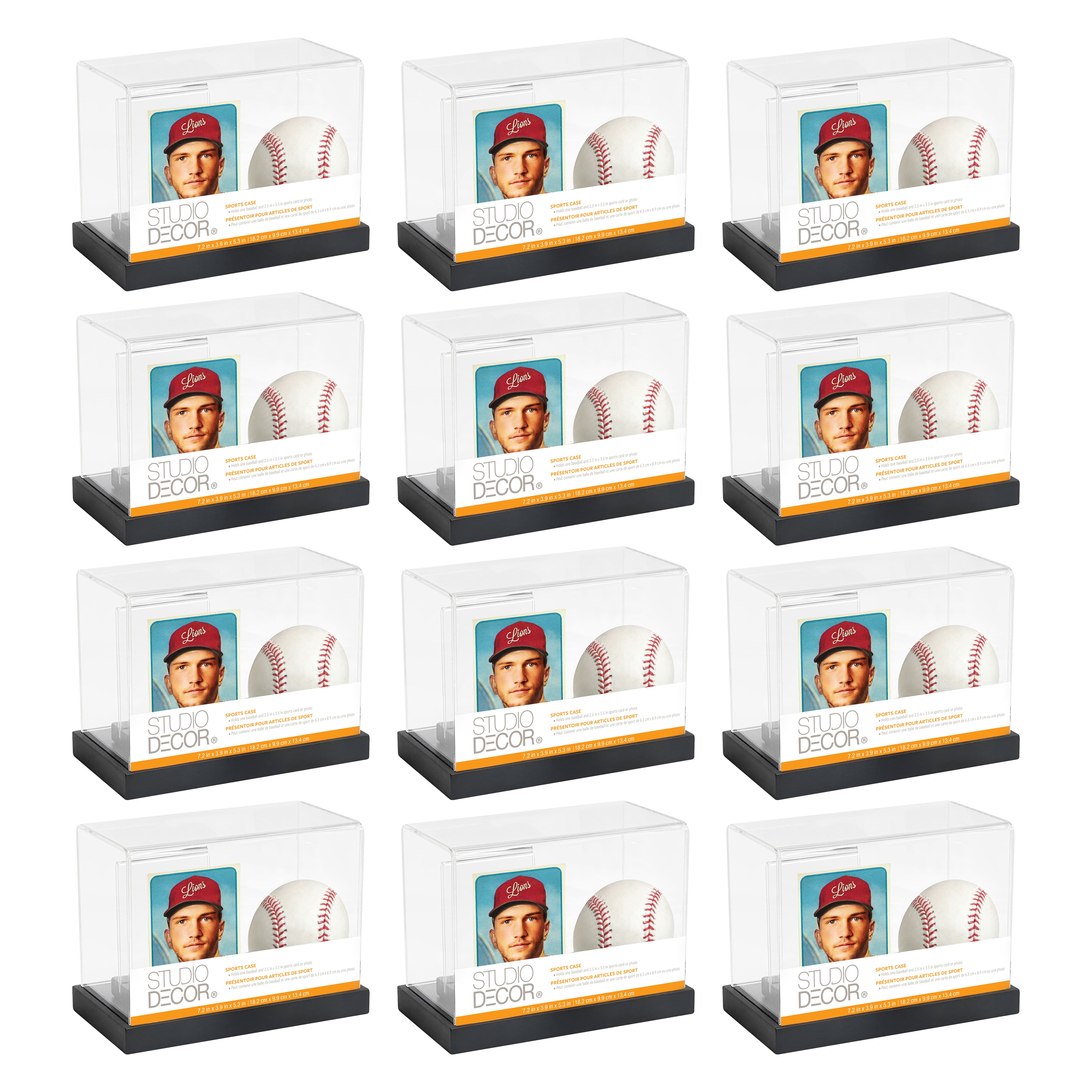 12 Pack: Baseball Photo Display Case by Studio Décor®