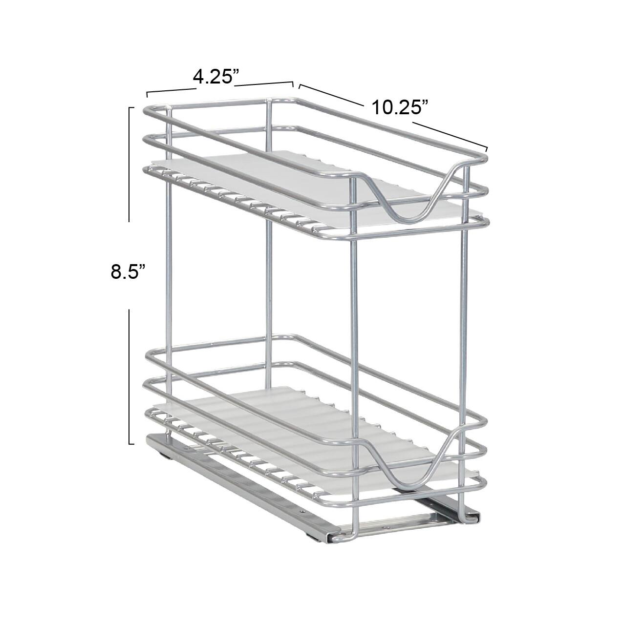 Household Essentials Glidez 2-Tier Spice Rack Organizer