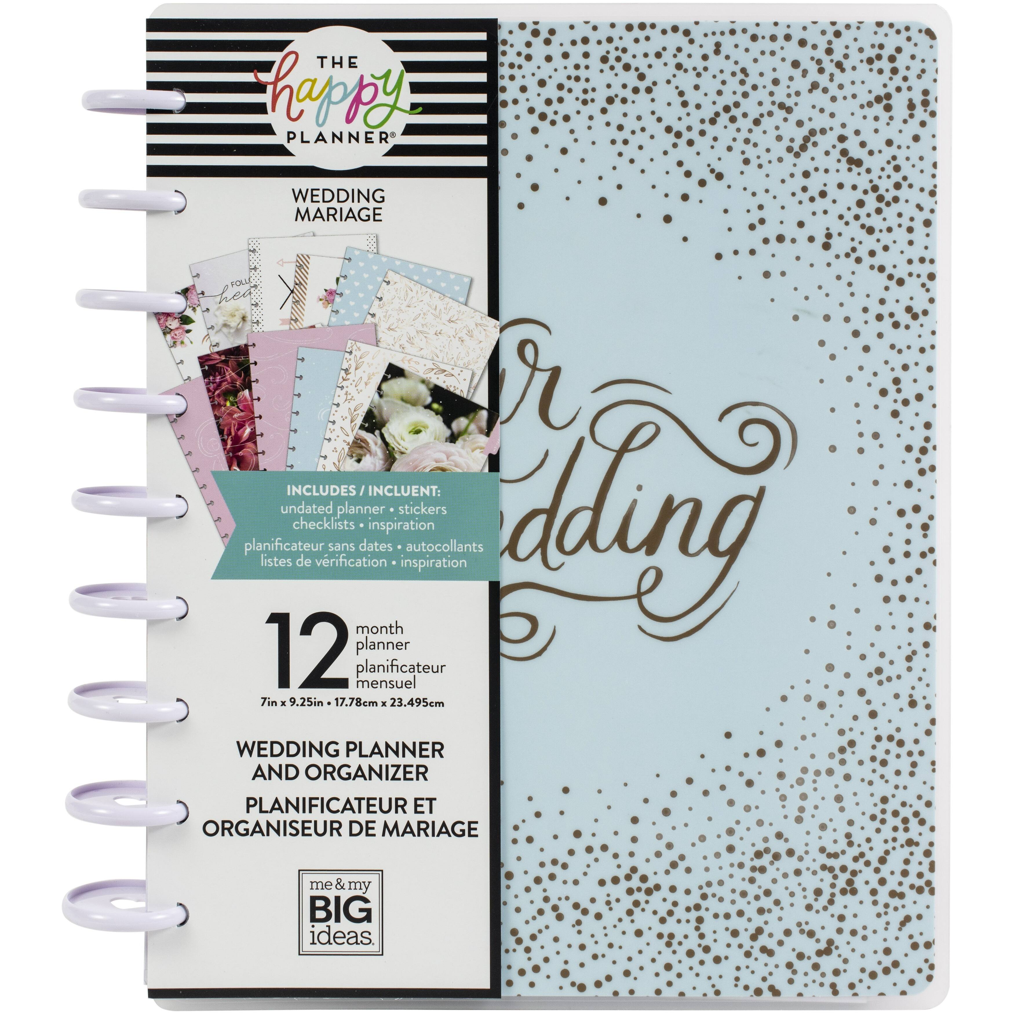 The Classic Undated Happy Planner® Wedding Plans Michaels