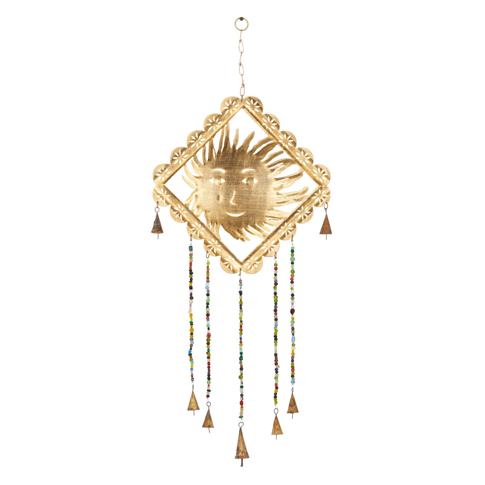Gold Sun Metal Eclectic Windchime