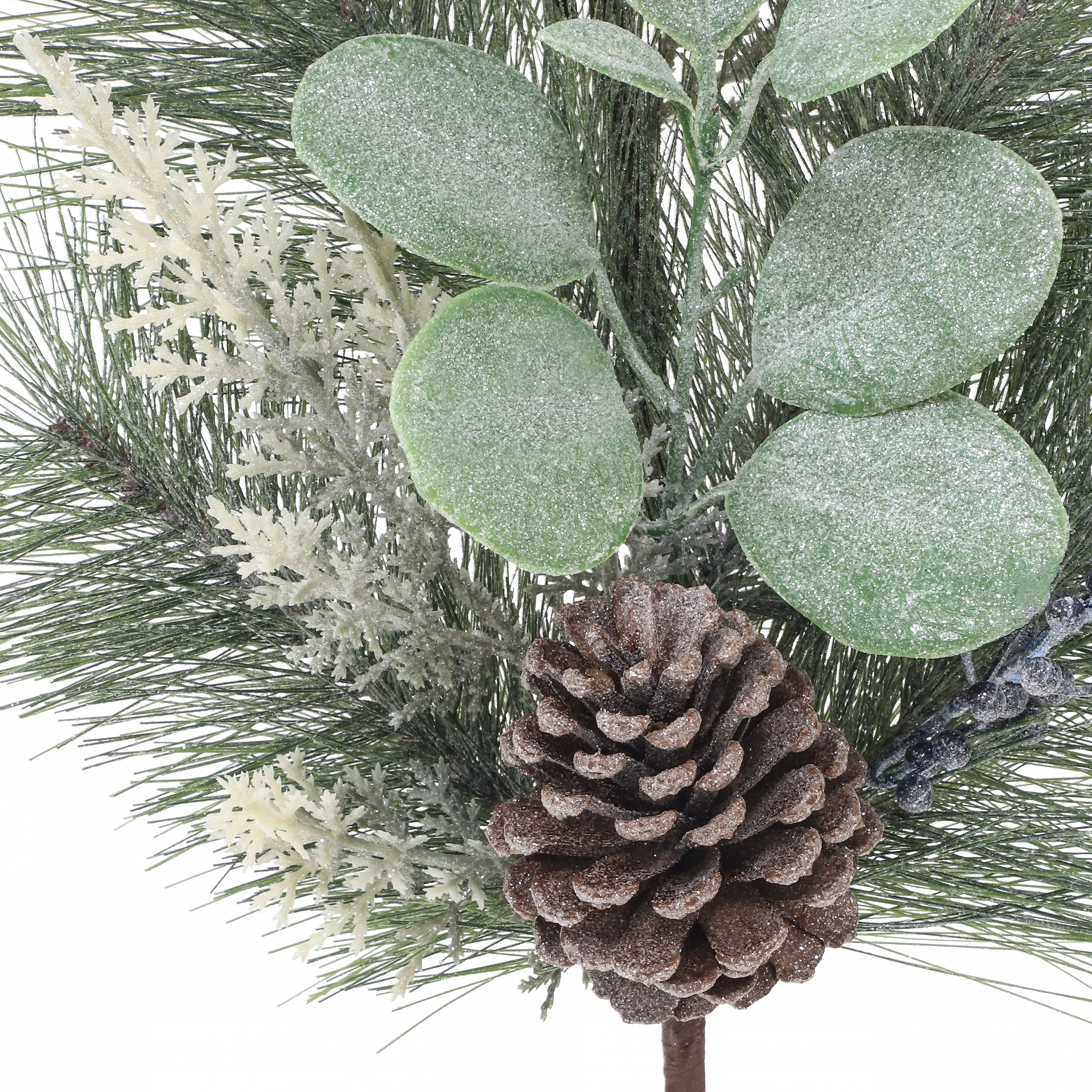 28" Icy Pine, Eucalyptus & Pinecone Stem by Ashland®