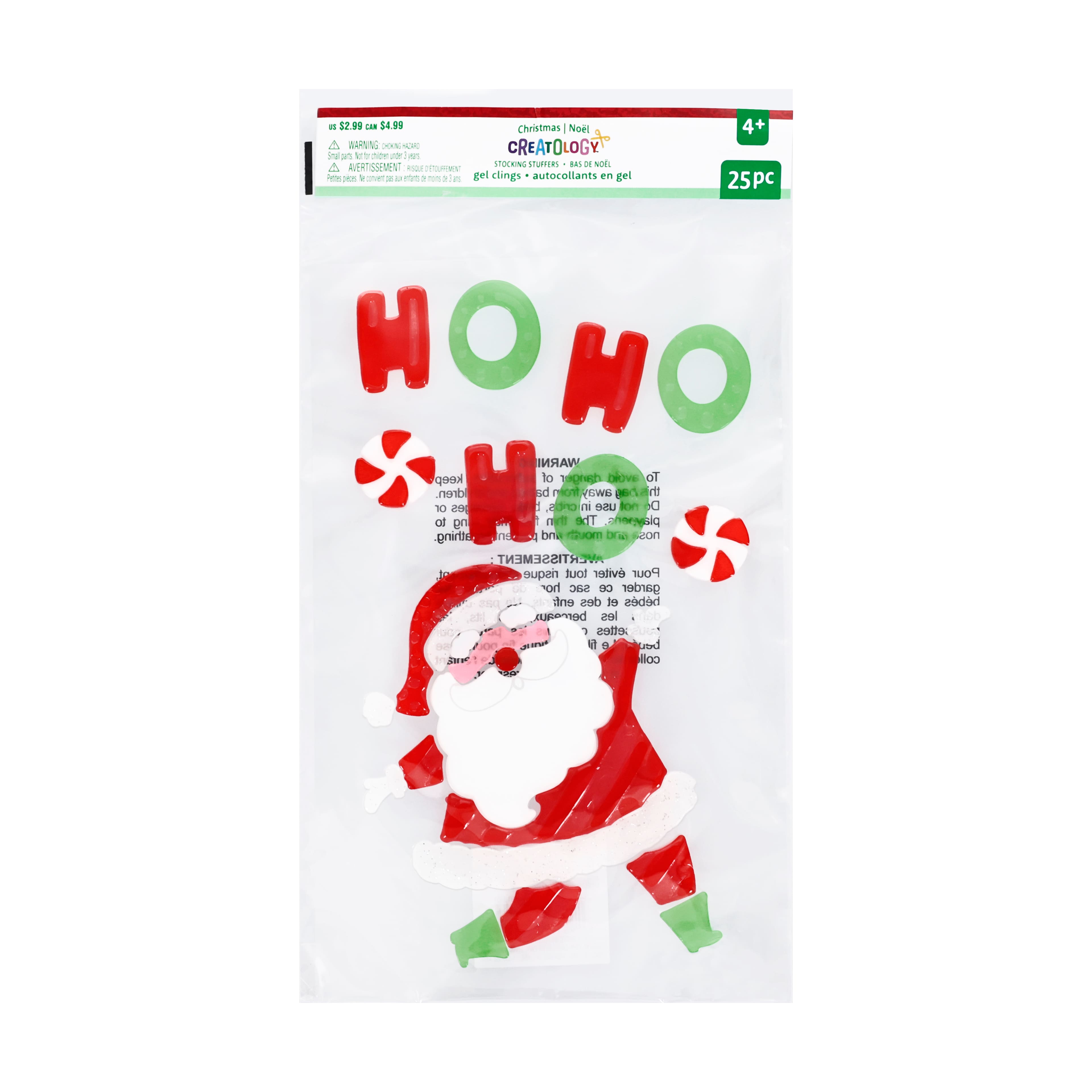 Ho Ho Ho Gel Clings by Creatology&#x2122;