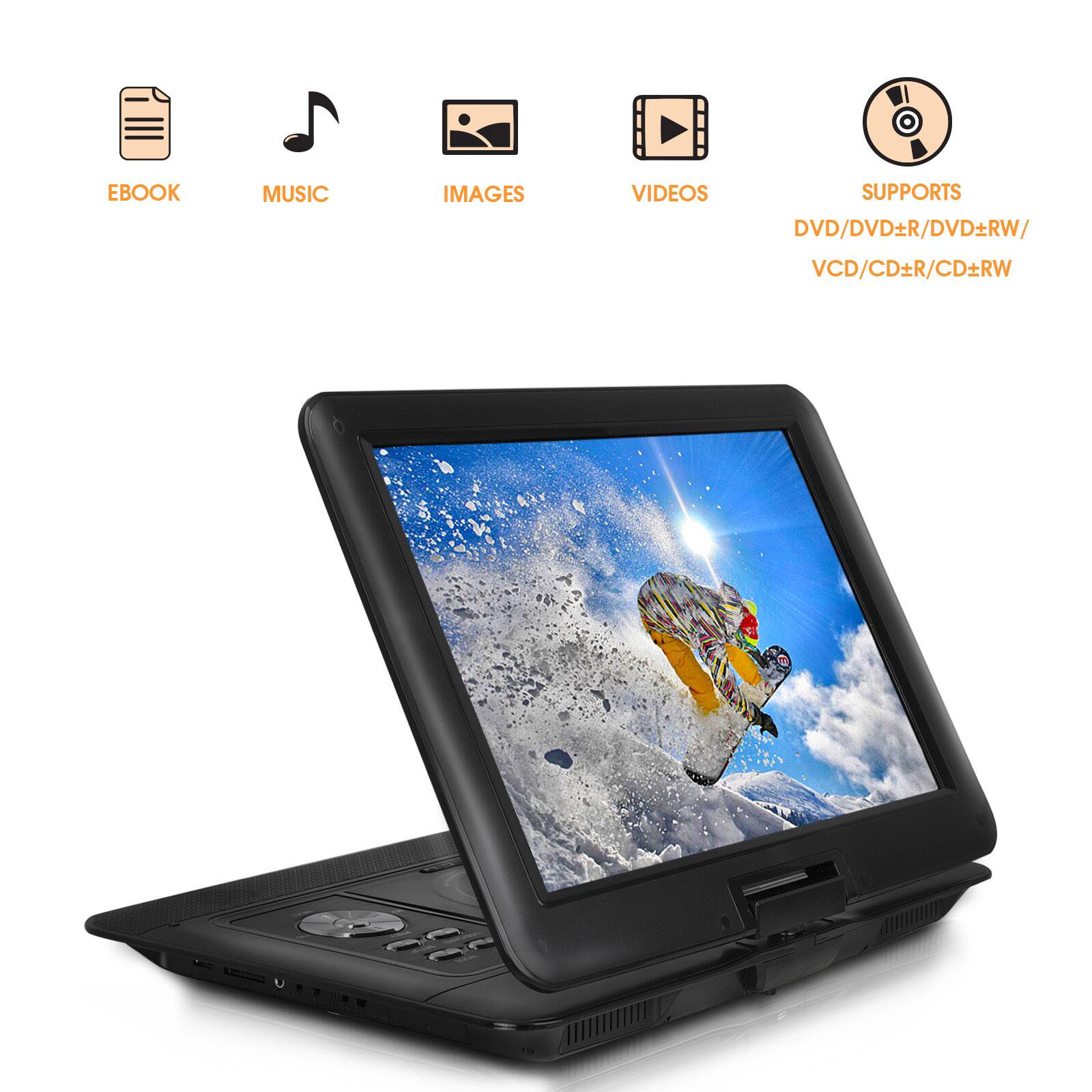Trexonic 15.4&#x22; Portable DVD Player with Swivel LCD Screen