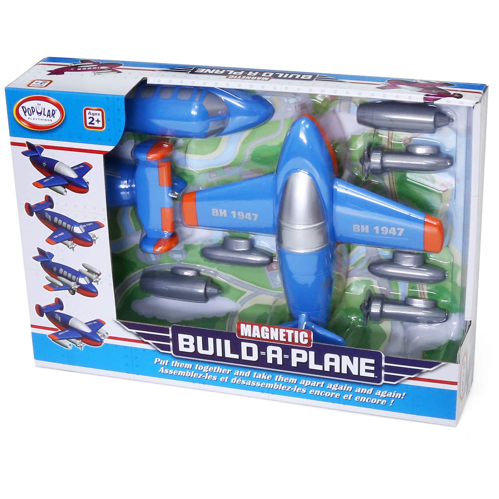 Popular Playthings&#xAE; Magnetic Build-a-Plane&#x2122;