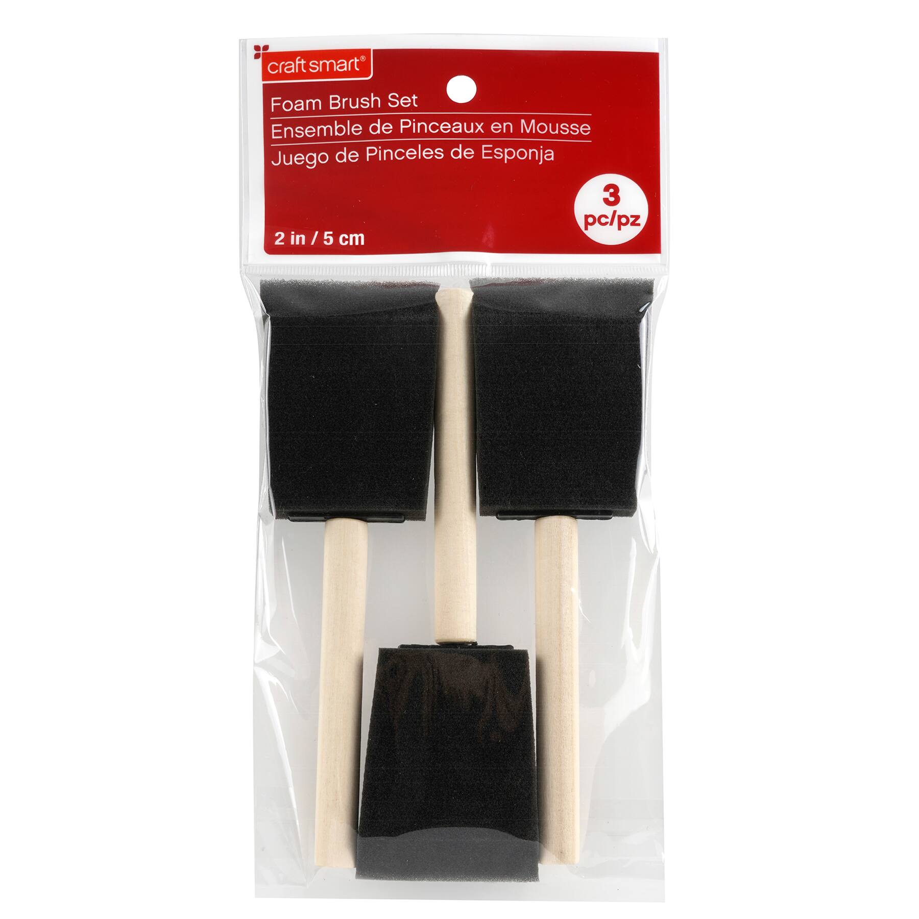 2" Foam Brush Set by Craft Smart® Michaels