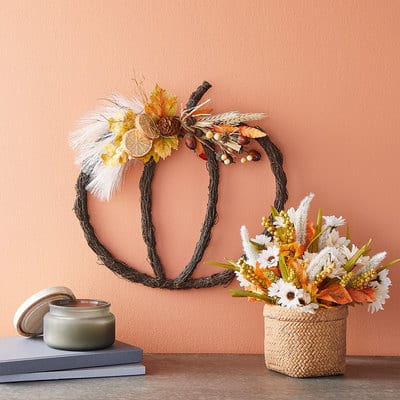 Wire Wreath Frame Metal Pumpkin Wreath Form Making Rings For