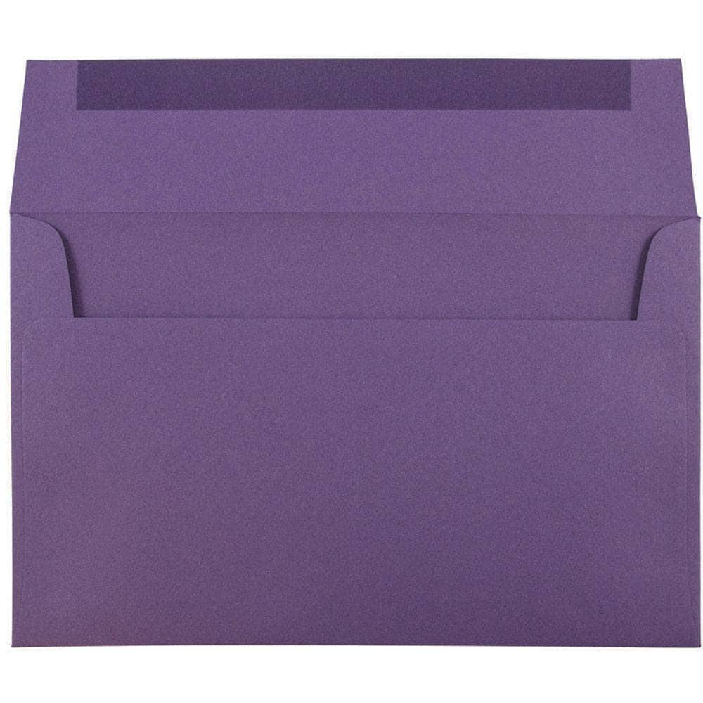 JAM Paper 6&#x22; x 9&#x22; Dark Purple Premium Invitation Envelopes
