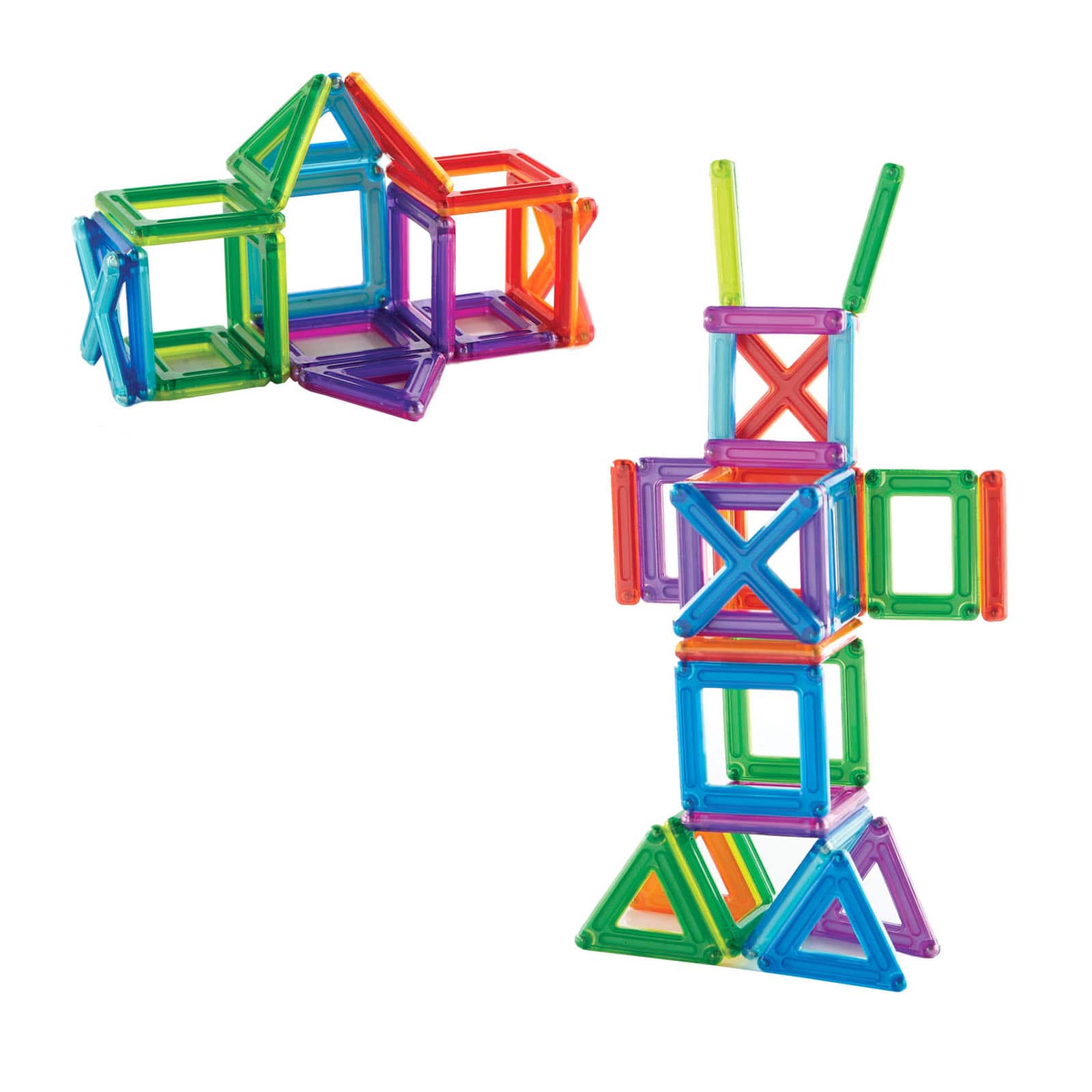 Guidecraft PowerClix&#xAE; Frames Magnetic Building Set