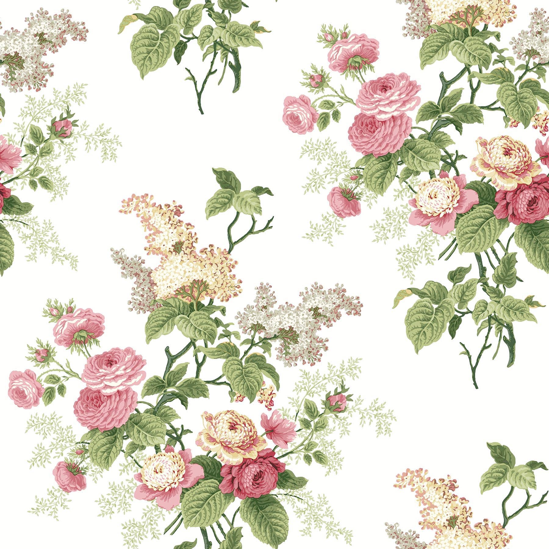 RoomMates Brights Waverly Emma's Garden Peel & Stick Wallpaper