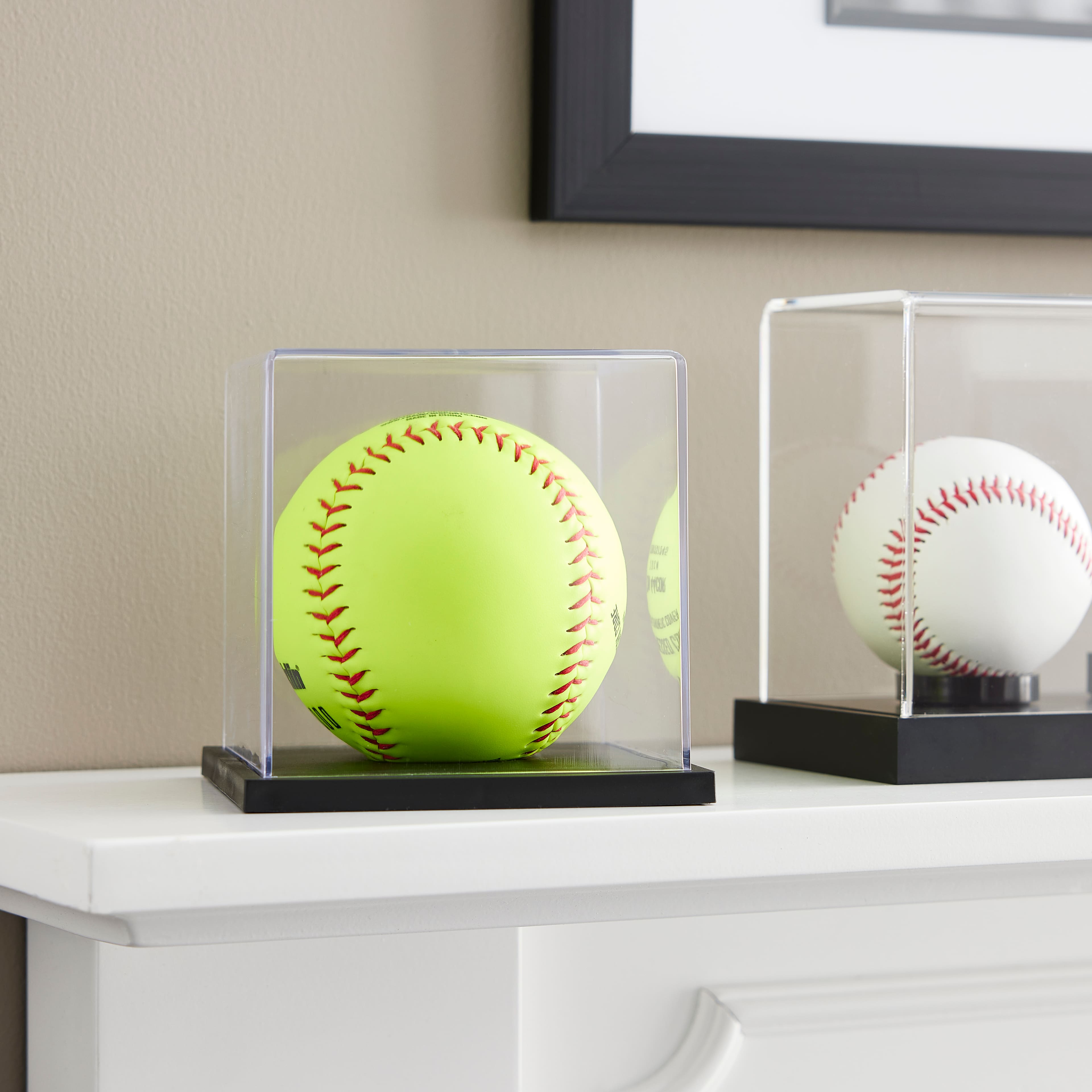 Softball Display Case by Studio D&#xE9;cor&#xAE;