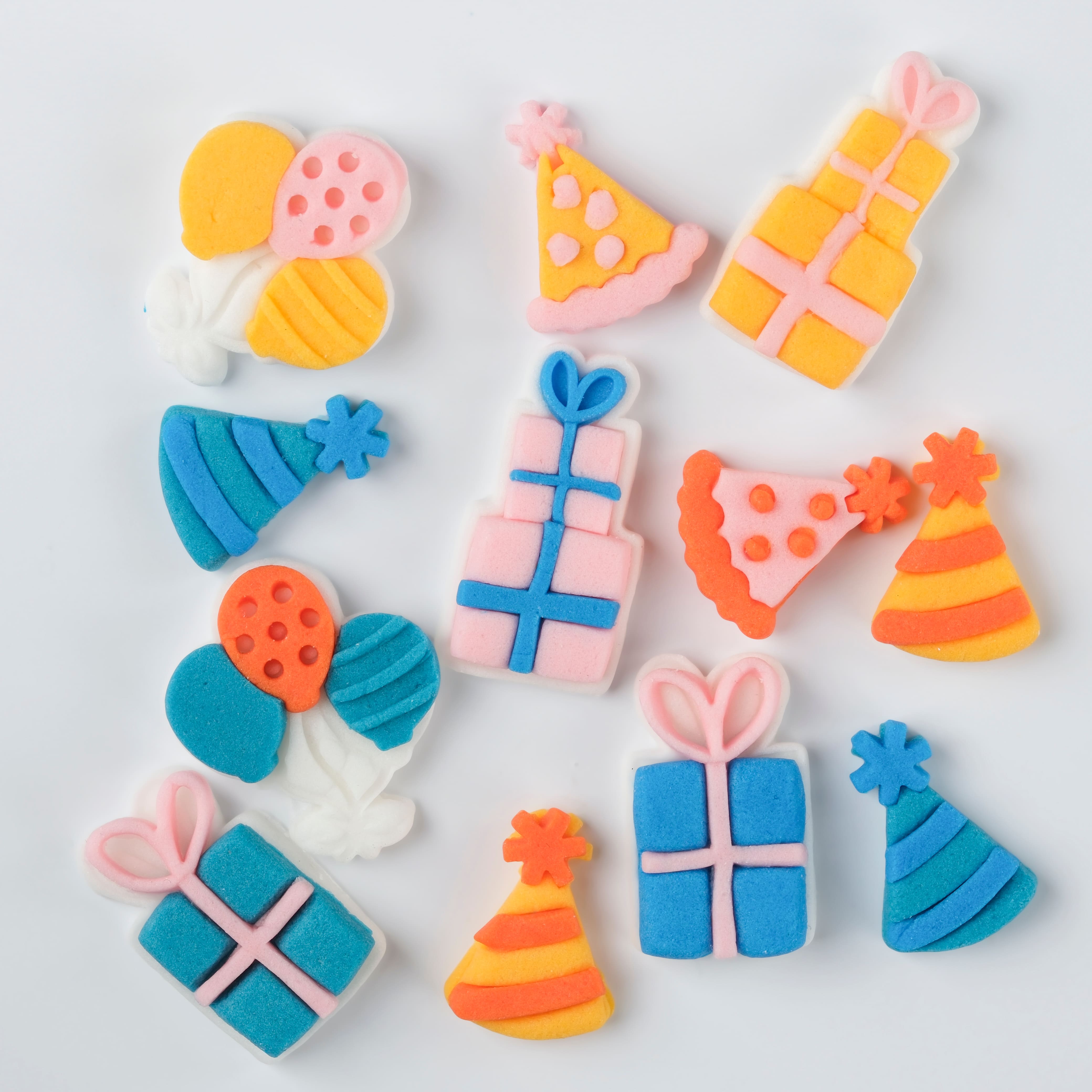 PME Cake Sweet Street&#xAE; Party Icons Icing Decorations