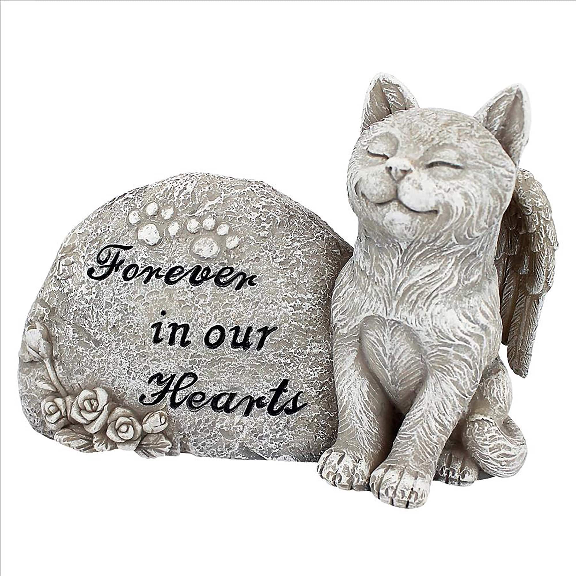 Design Toscano 6" Forever in Our Hearts Memorial Cat Statue