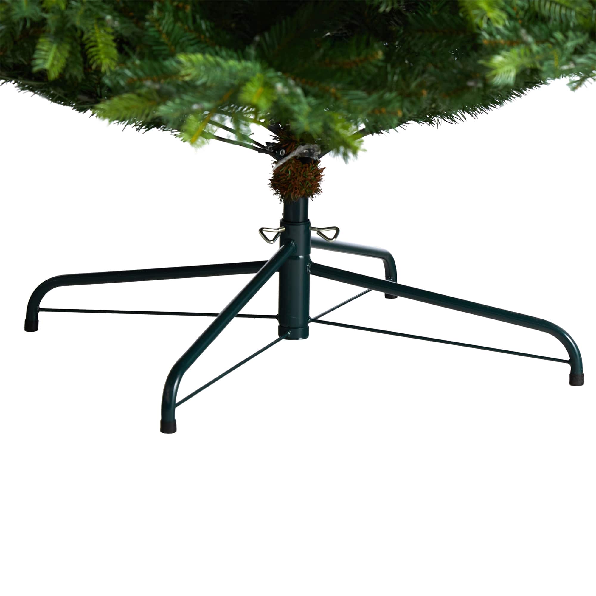 9ft. Pre-Lit North Carolina Spruce Artificial Christmas Tree, Clear LED Lights