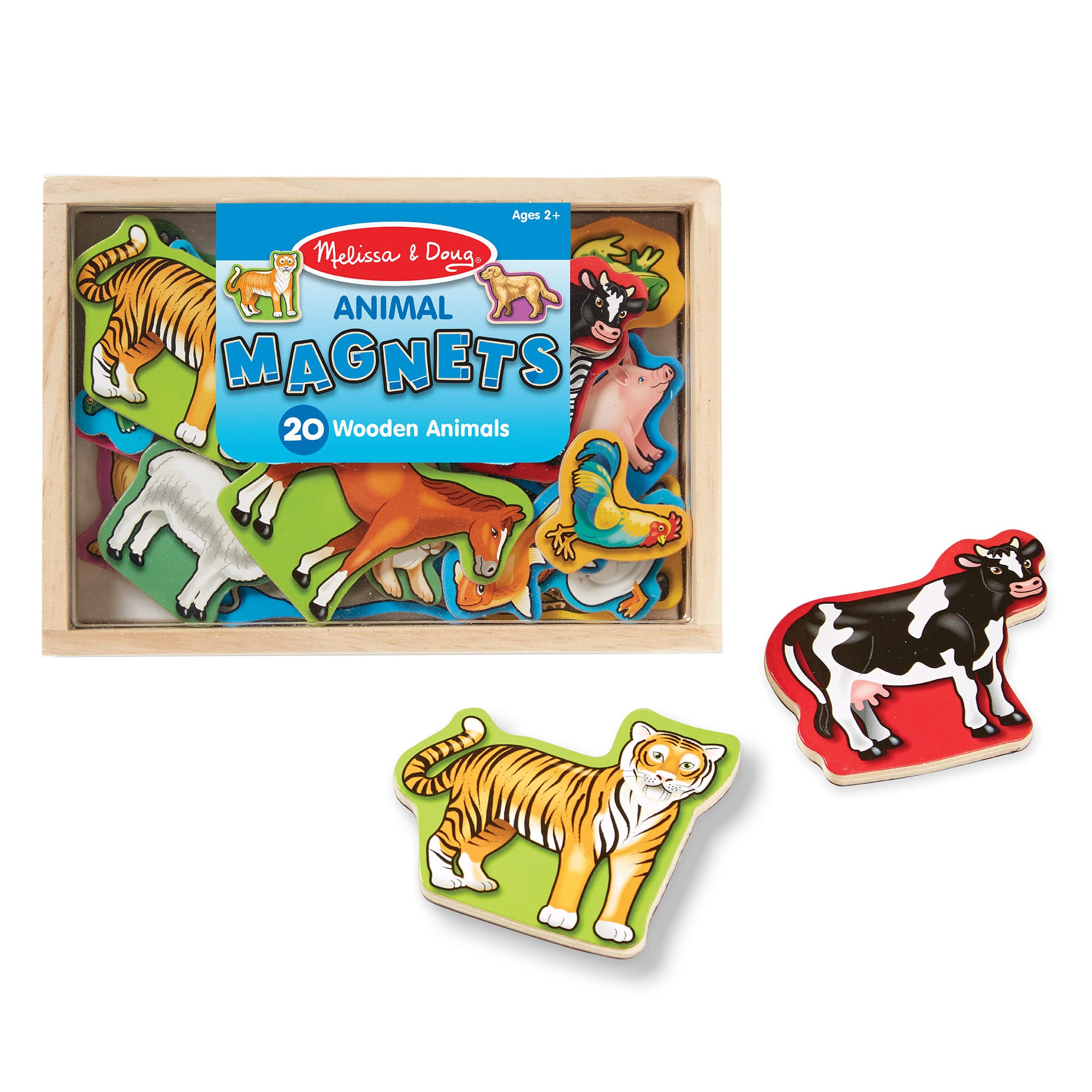 & Doug® Wooden Animal Magnets | Michaels