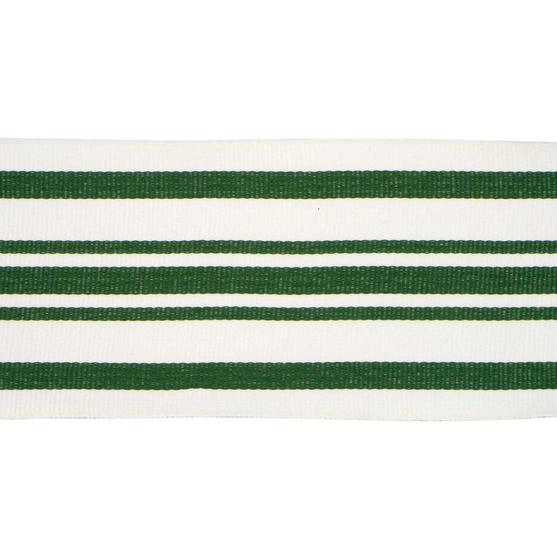 2.5&#x22; x 20ft. Green Ticking Wired Ribbon by Celebrate It&#xAE;