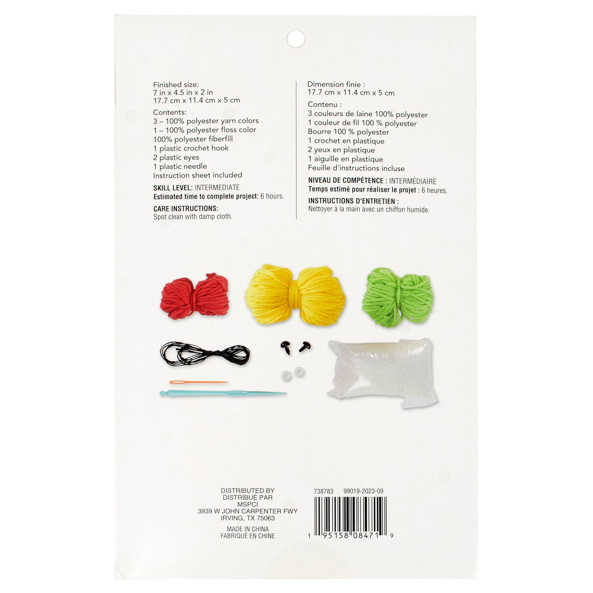 6 Pack: Intermediate Taco Amigurumi Crochet Kit by Loops & Threads®