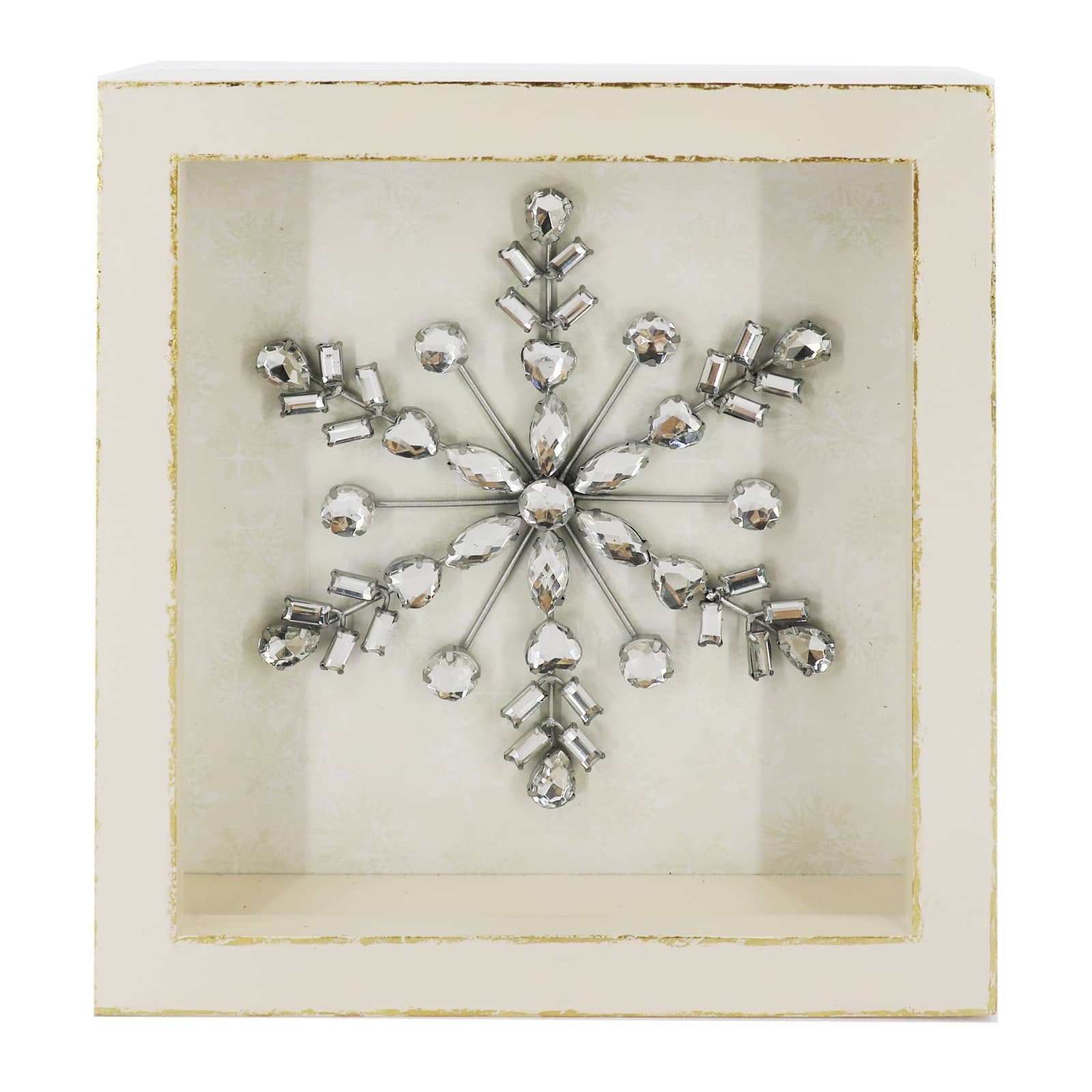 7&#x22; x 8&#x22; Snowflake Block Tabletop D&#xE9;cor by Ashland&#xAE;
