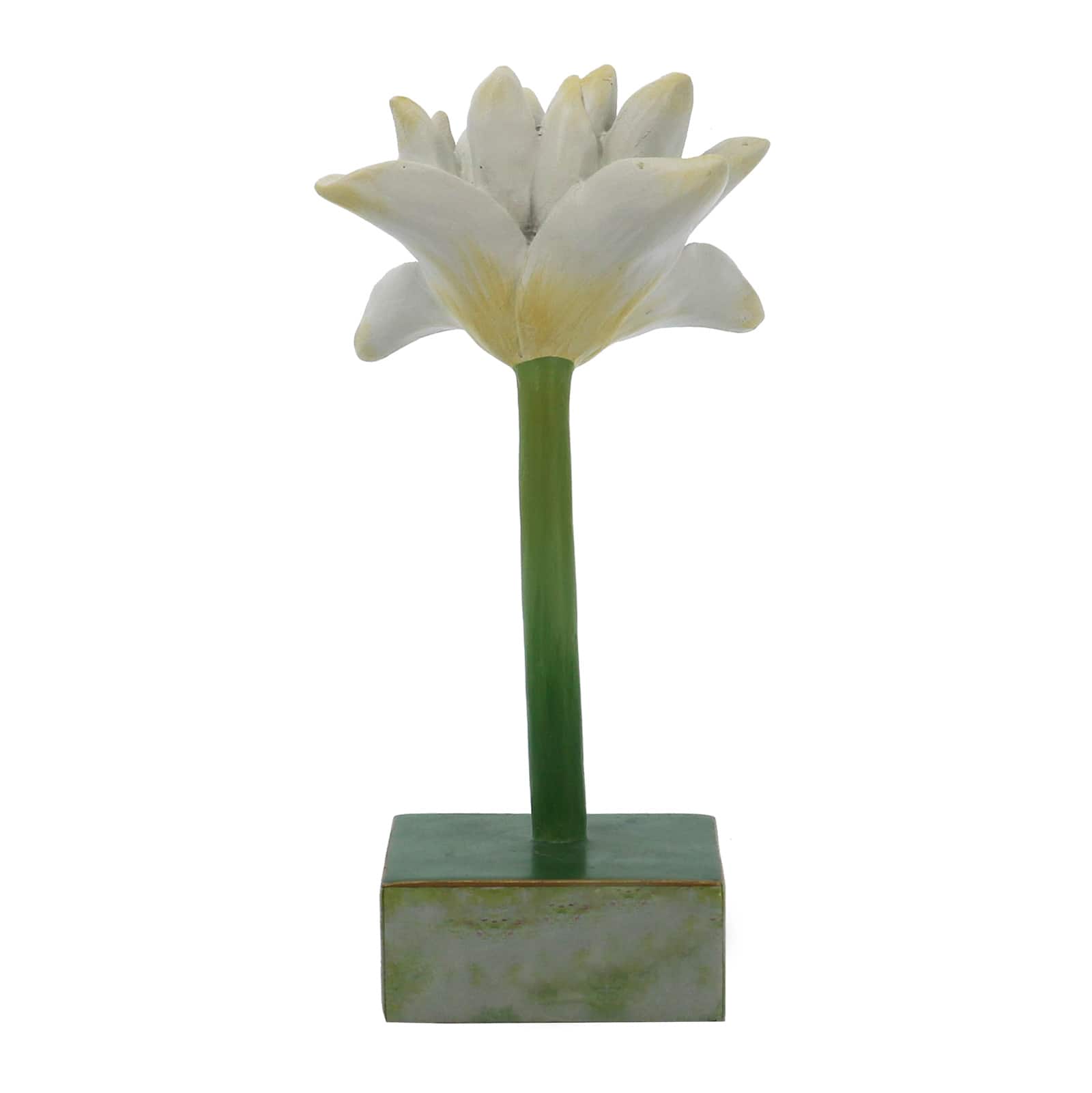 8&#x22; White Lotus Flower Tabletop Accent by Ashland&#xAE;