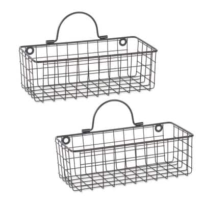 DII® Small Wire Wall Baskets, 2ct.